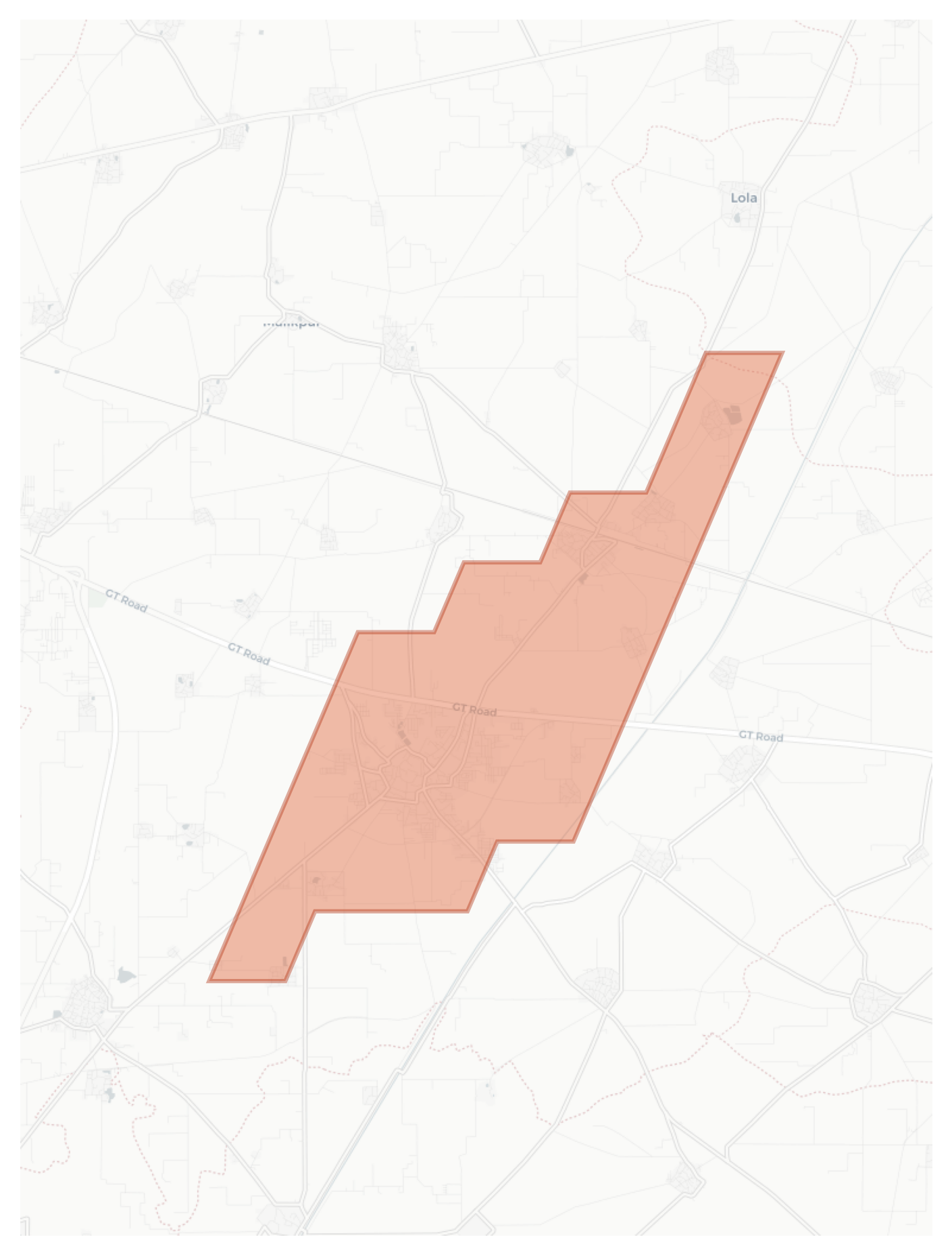 Gunnowal geographic map
