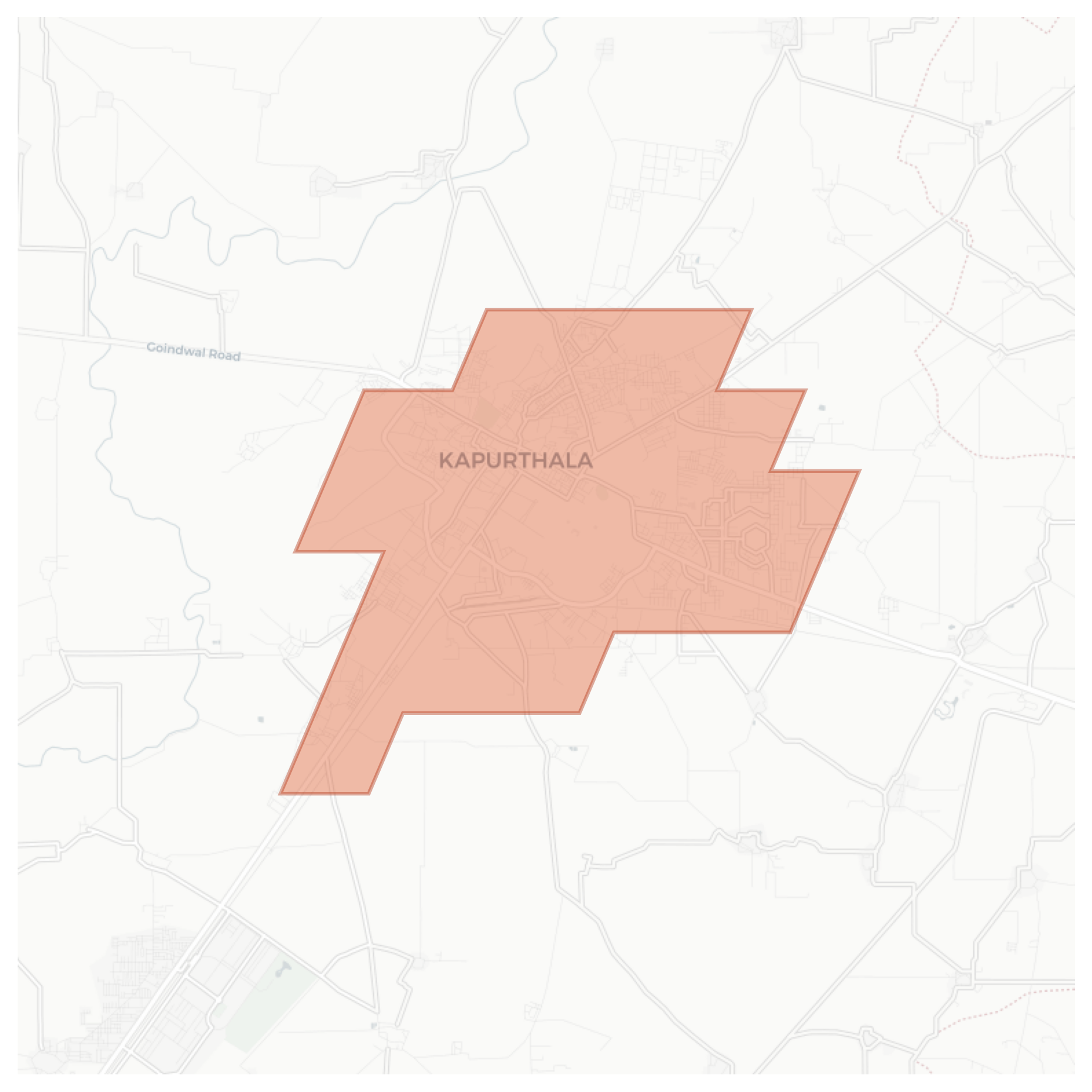 Kapurthala geographic map