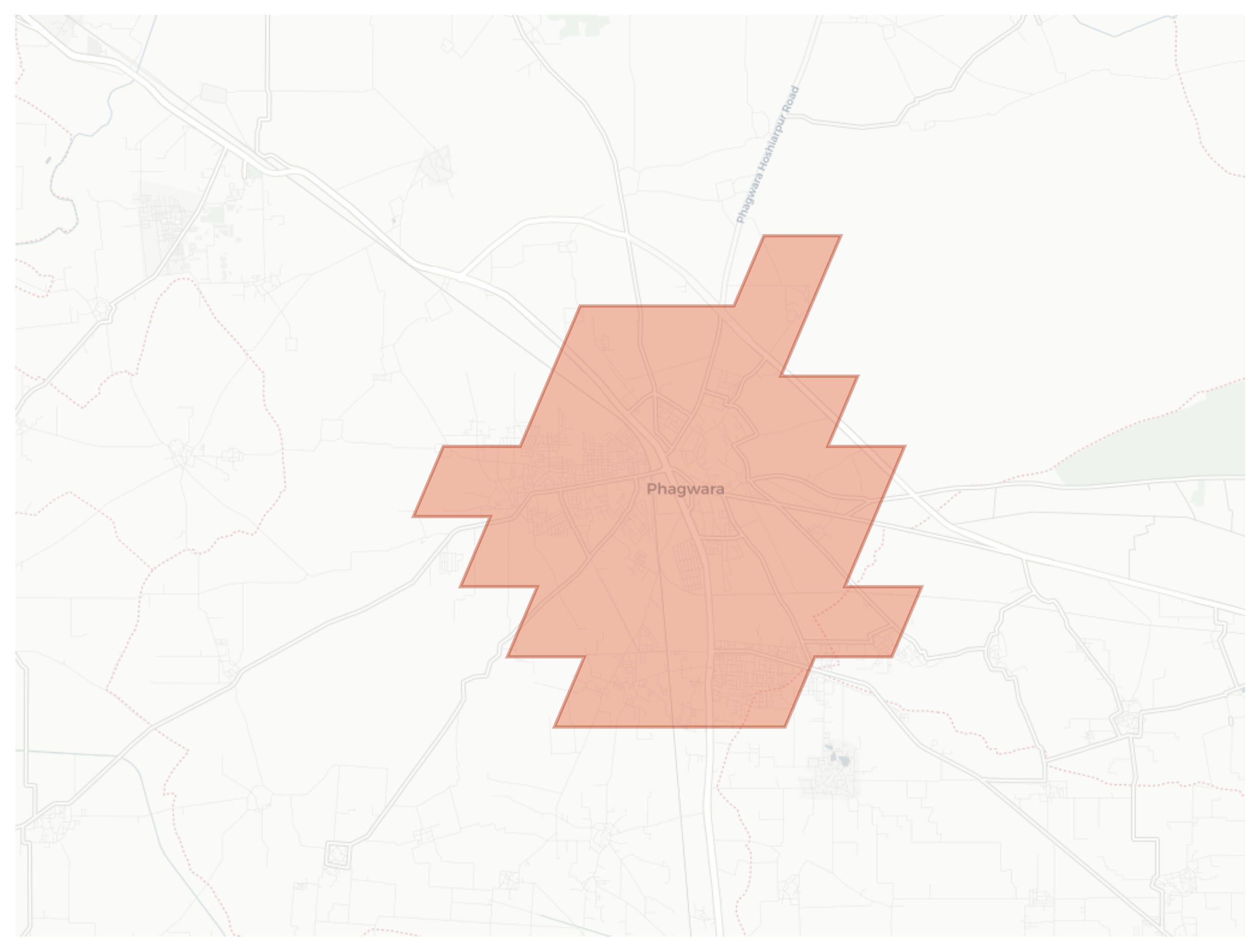 Phagwara geographic map