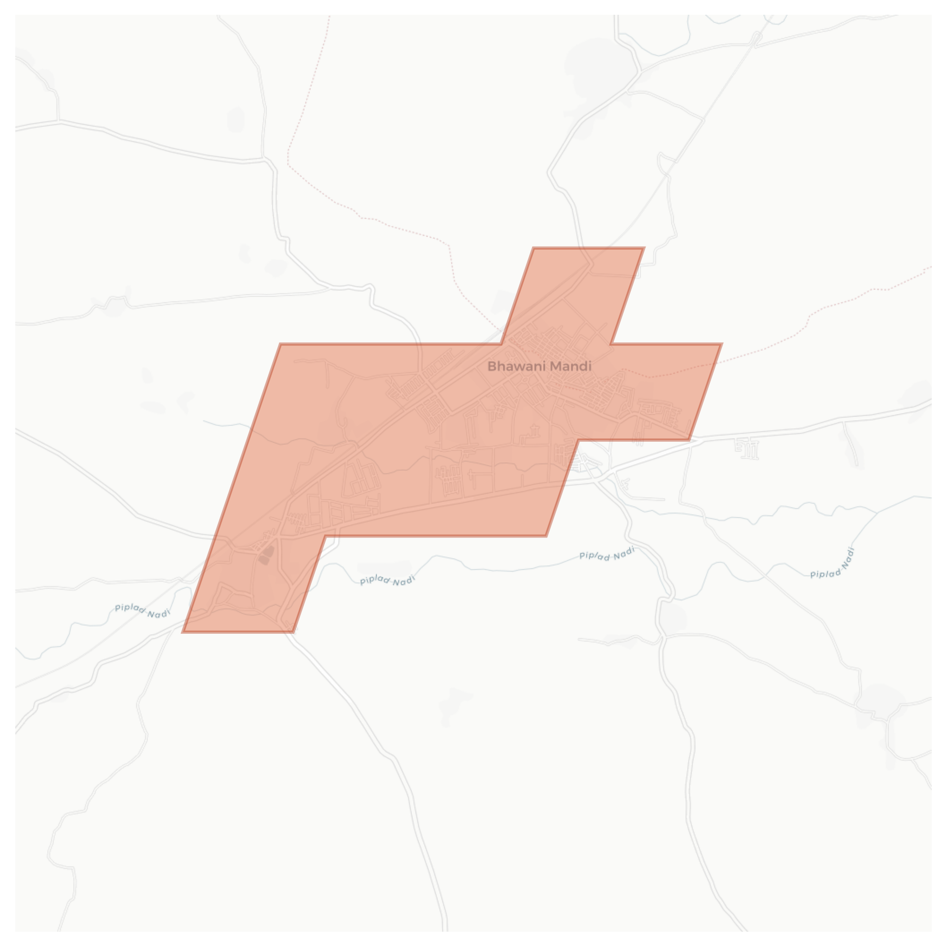 Bhawani Mandi geographic map