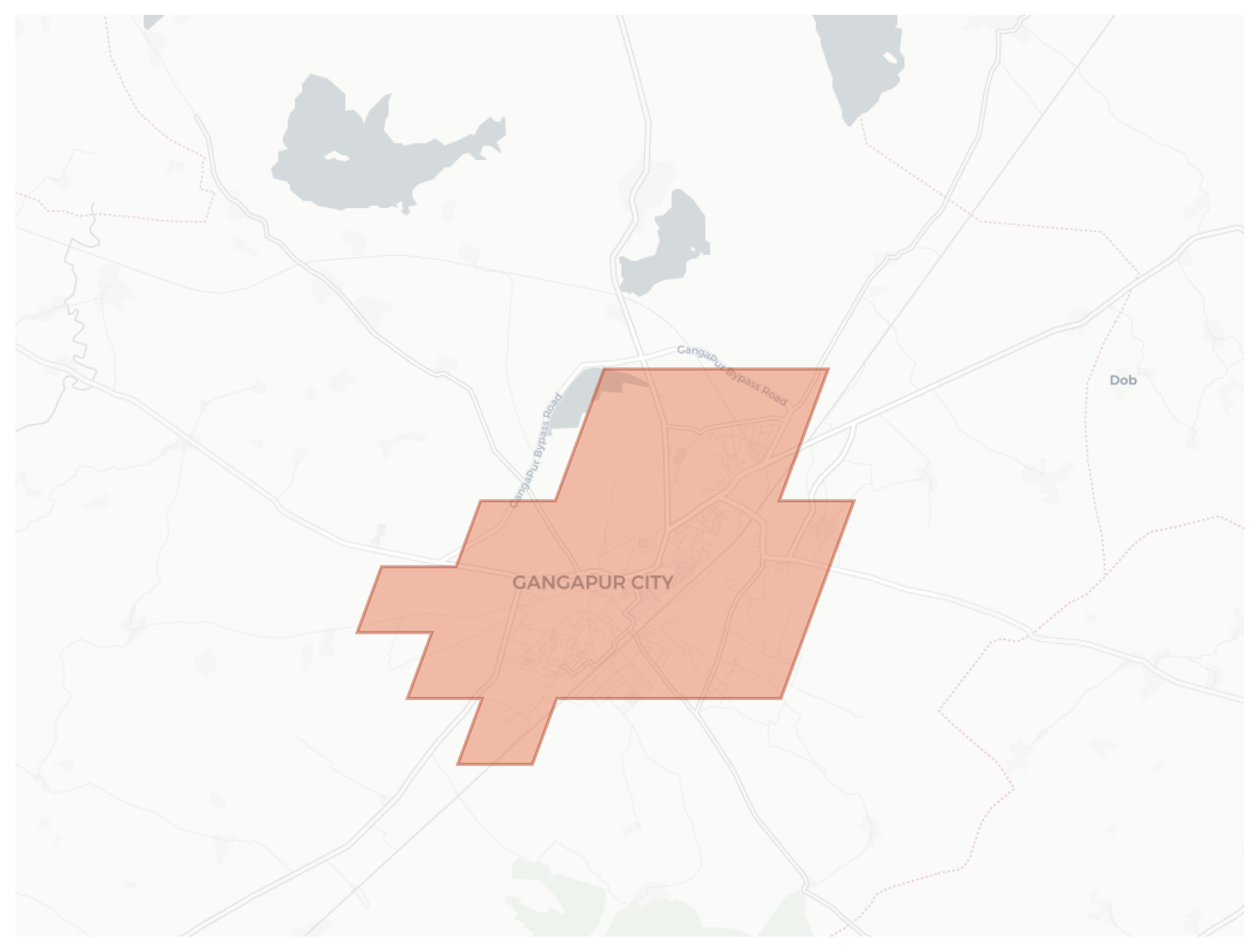 Gangapur City geographic map