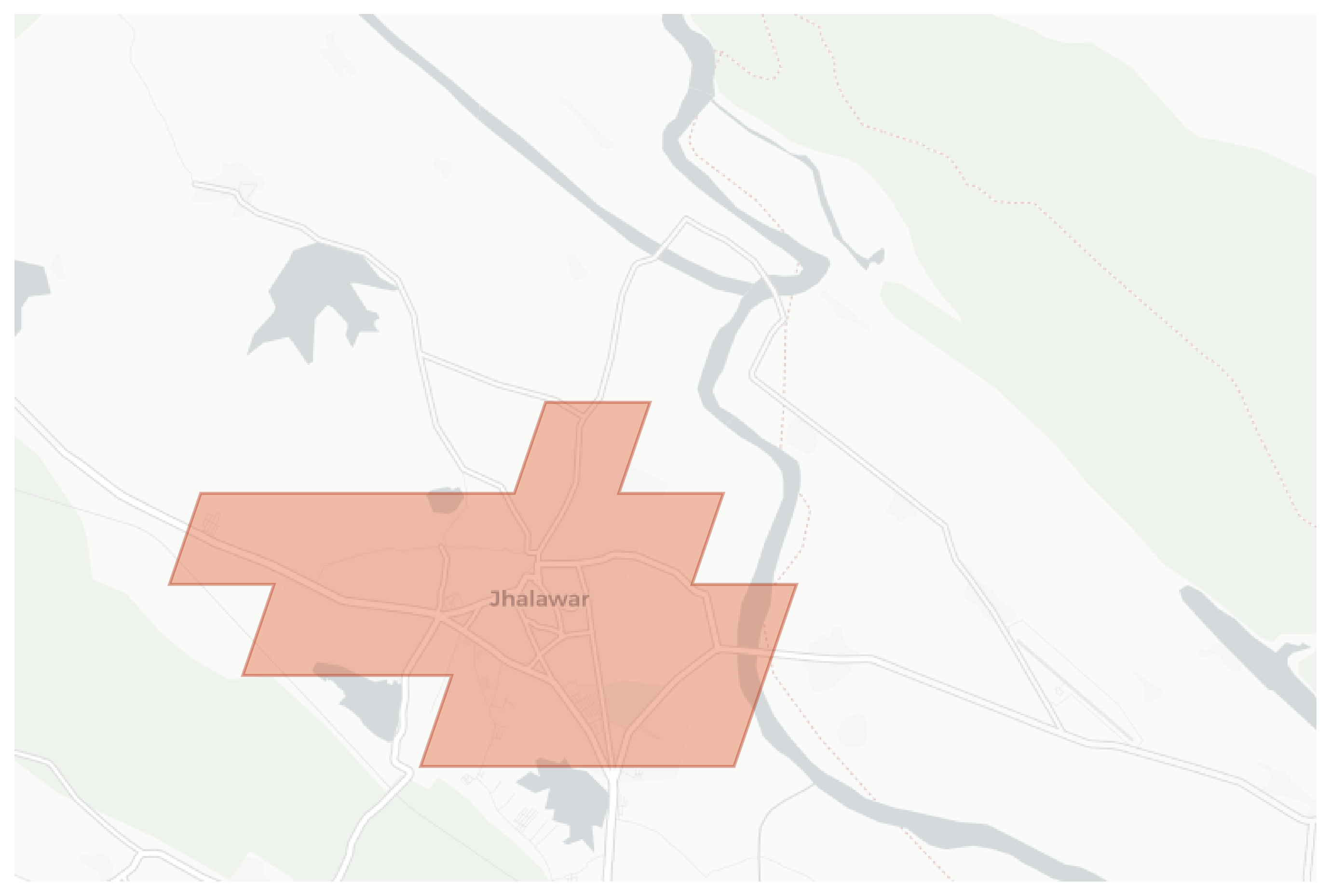 Jhalawar geographic map