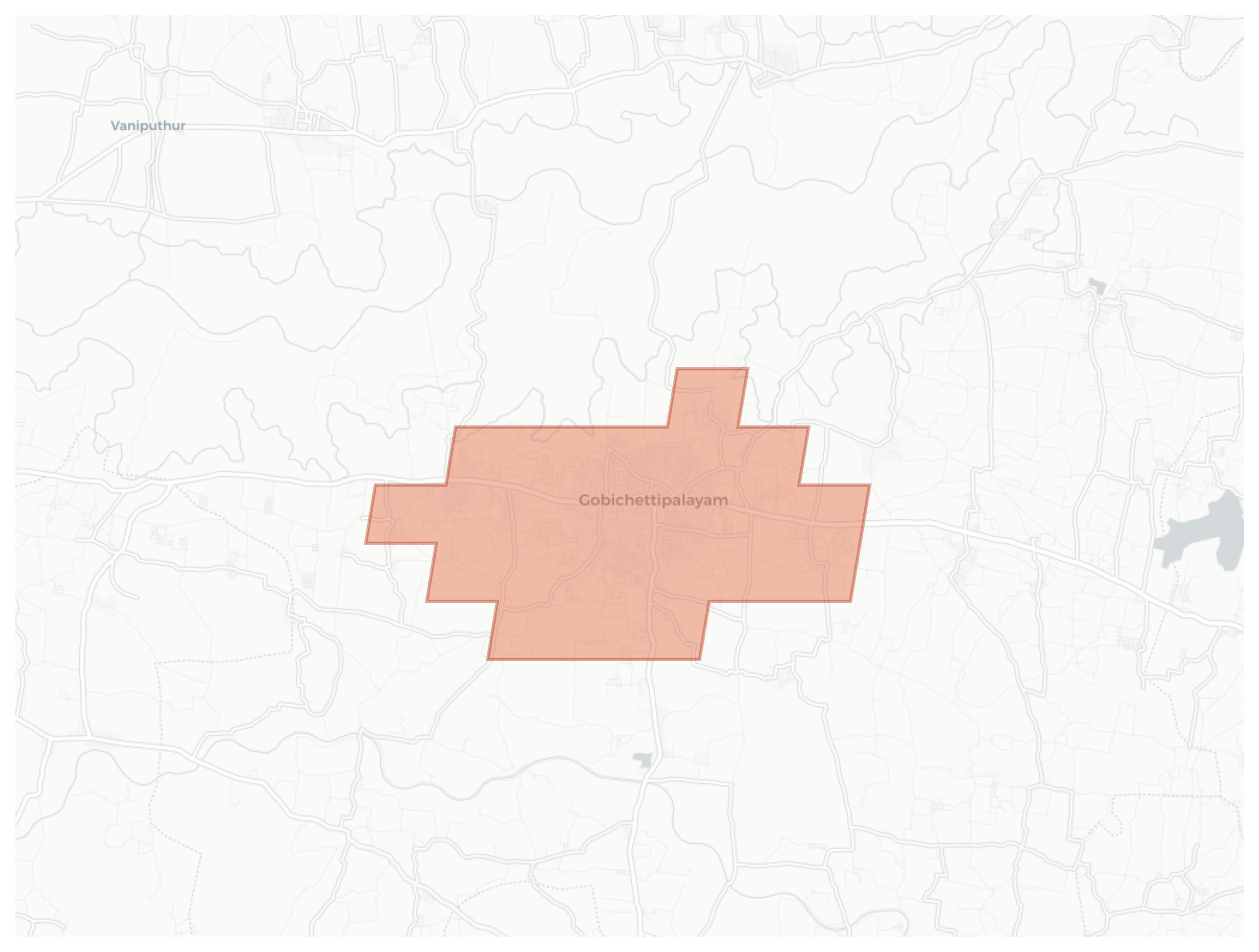 Gobichettipalayam geographic map