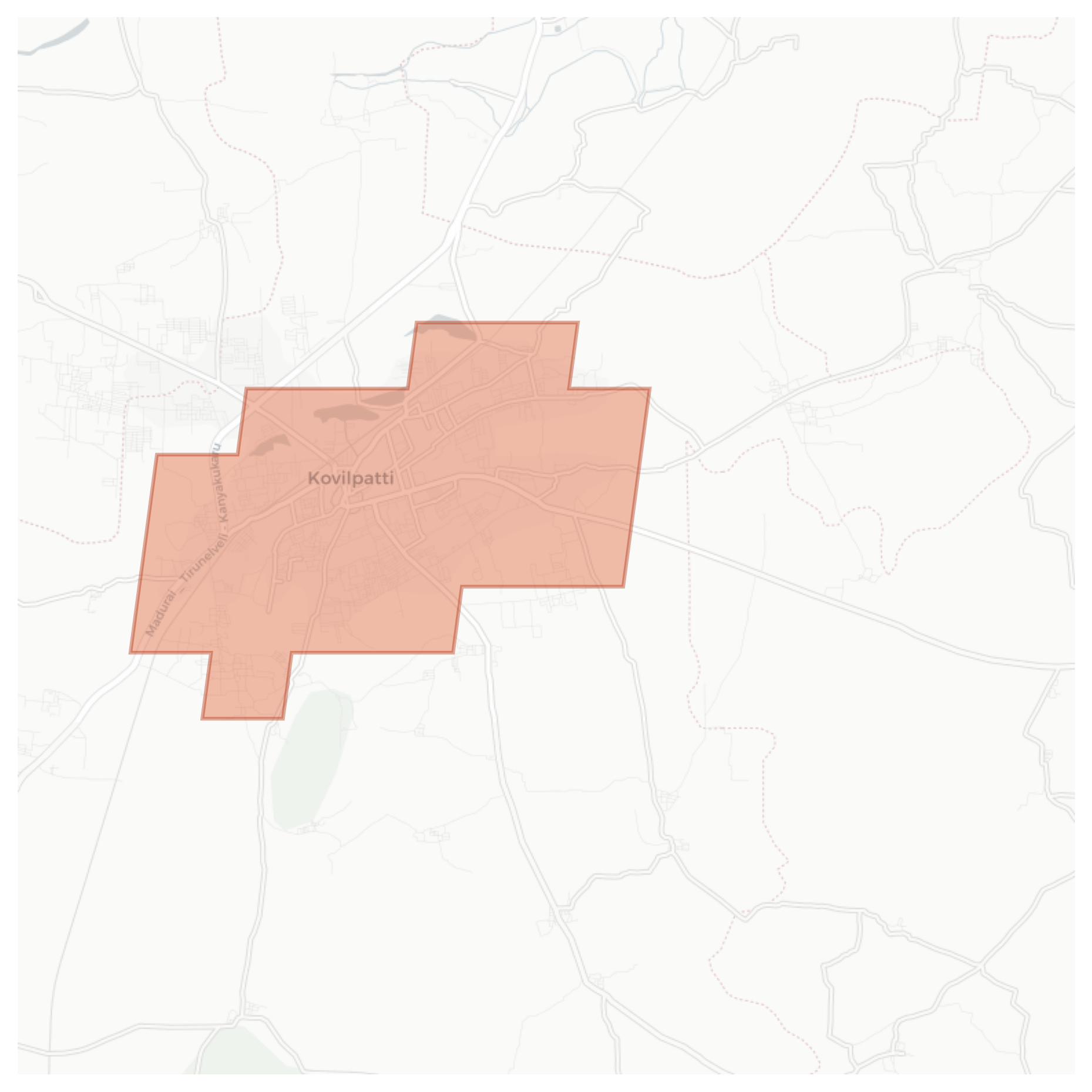 Kovilpatti geographic map