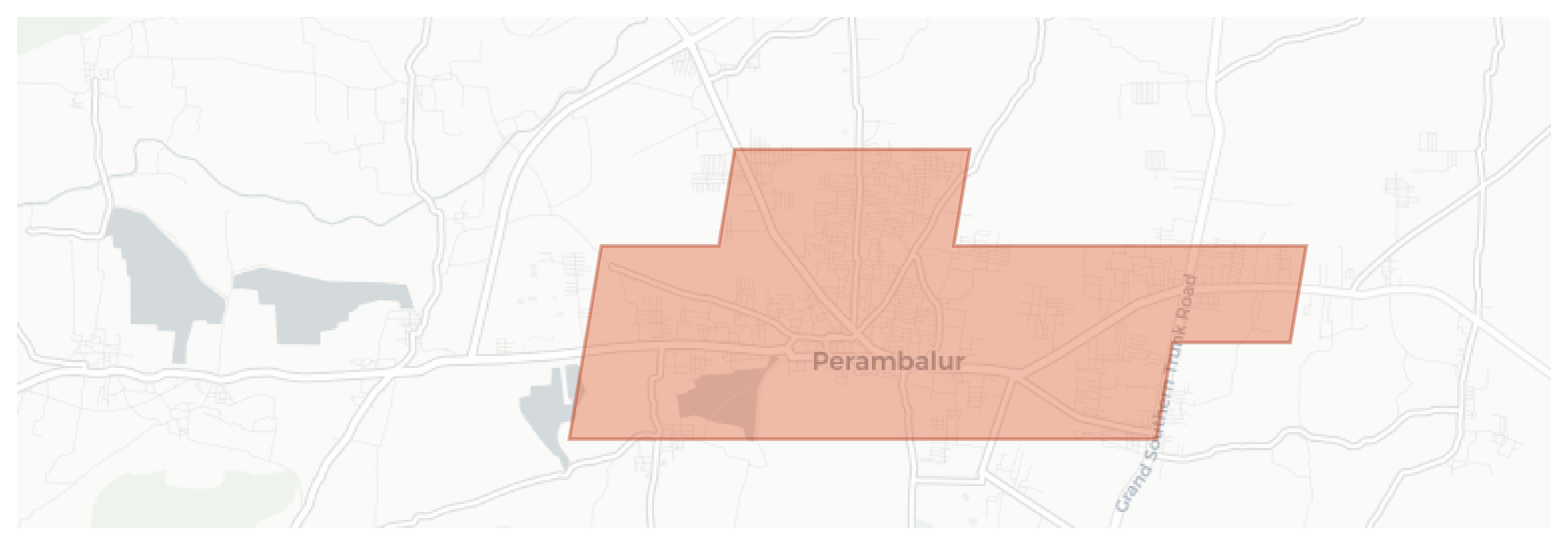 Perambalur geographic map