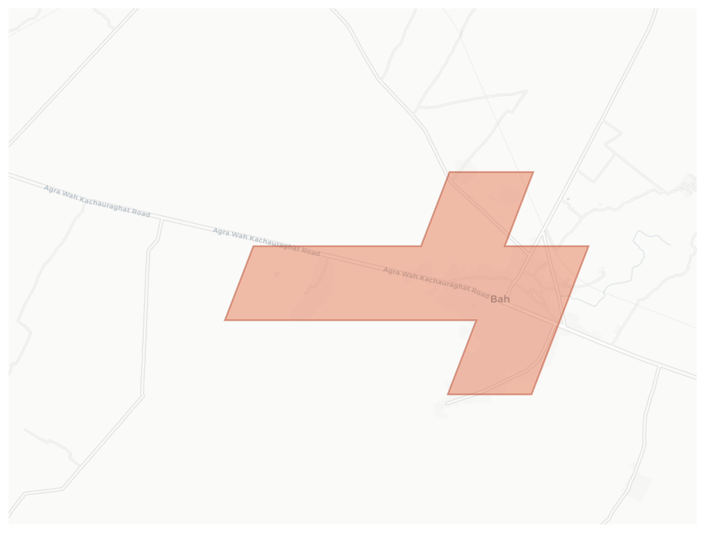 Bah geographic map