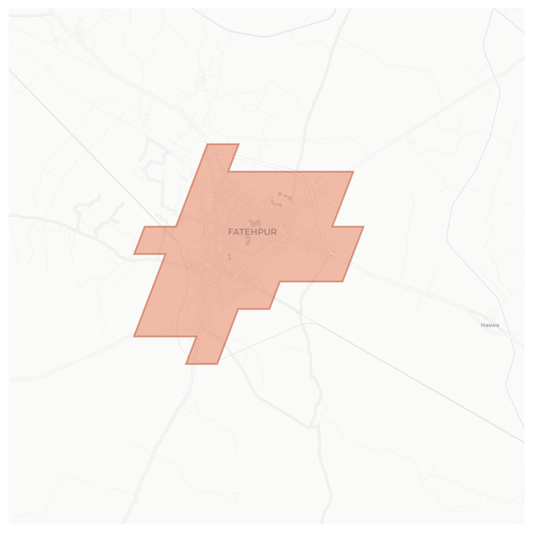 Fatehpur geographic map