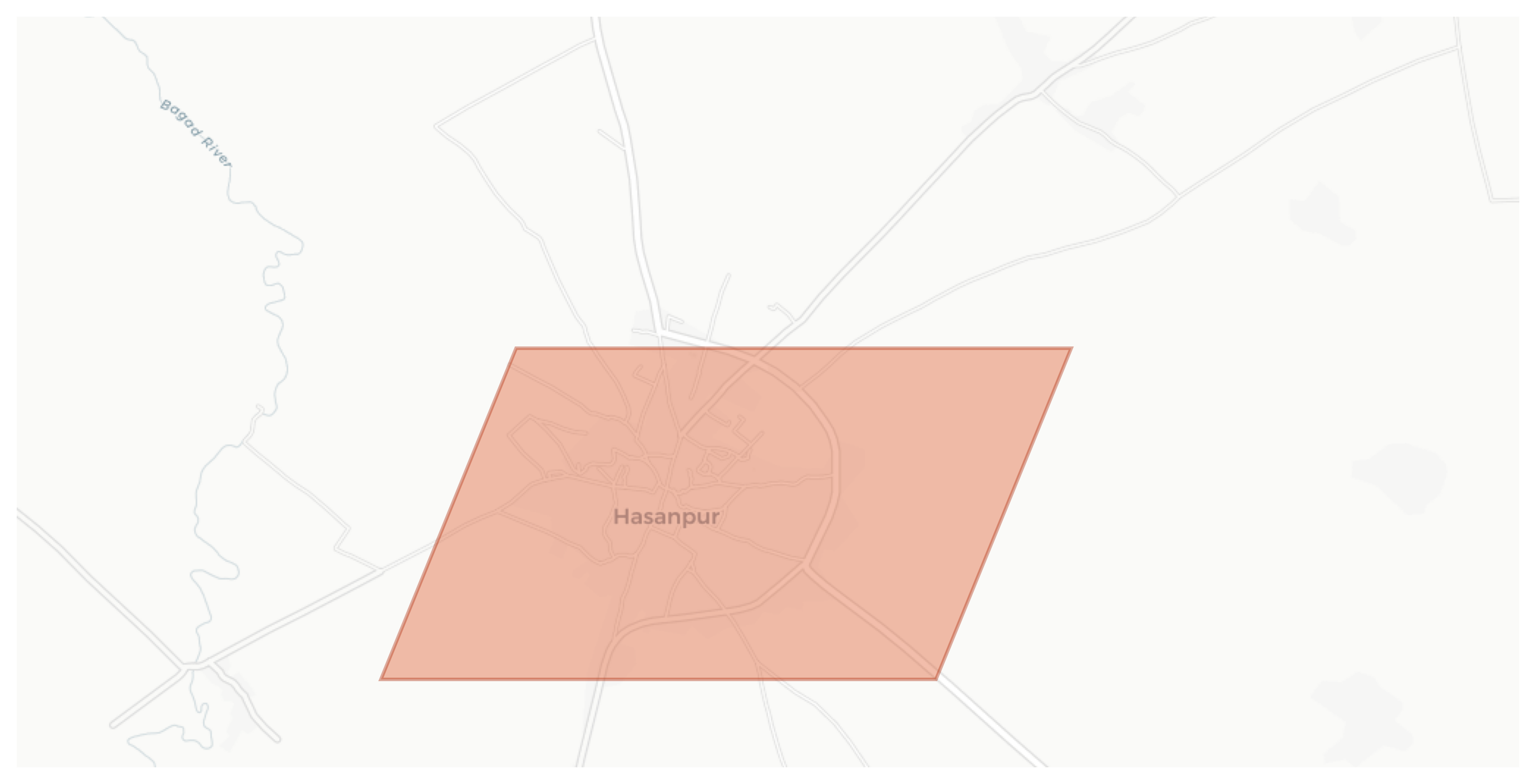 Hasanpur geographic map