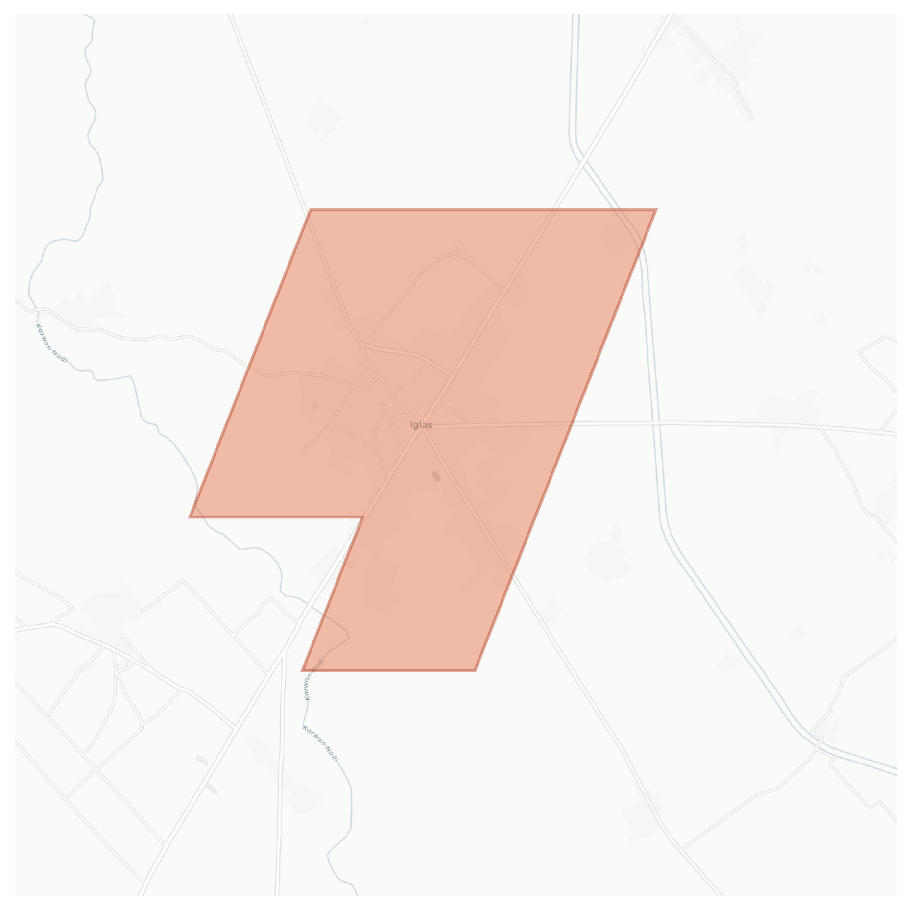 Iglas geographic map