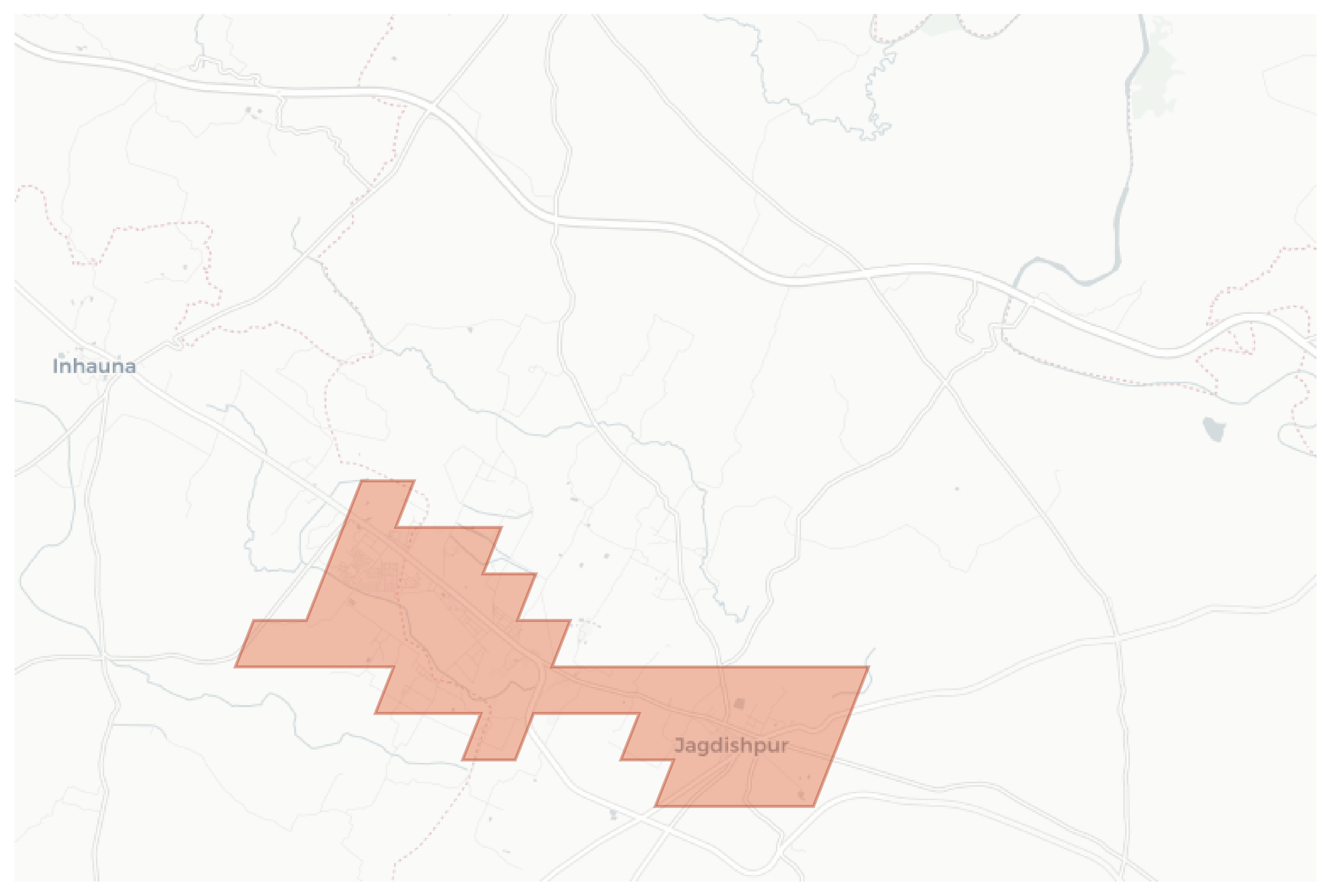Jagdishpur geographic map