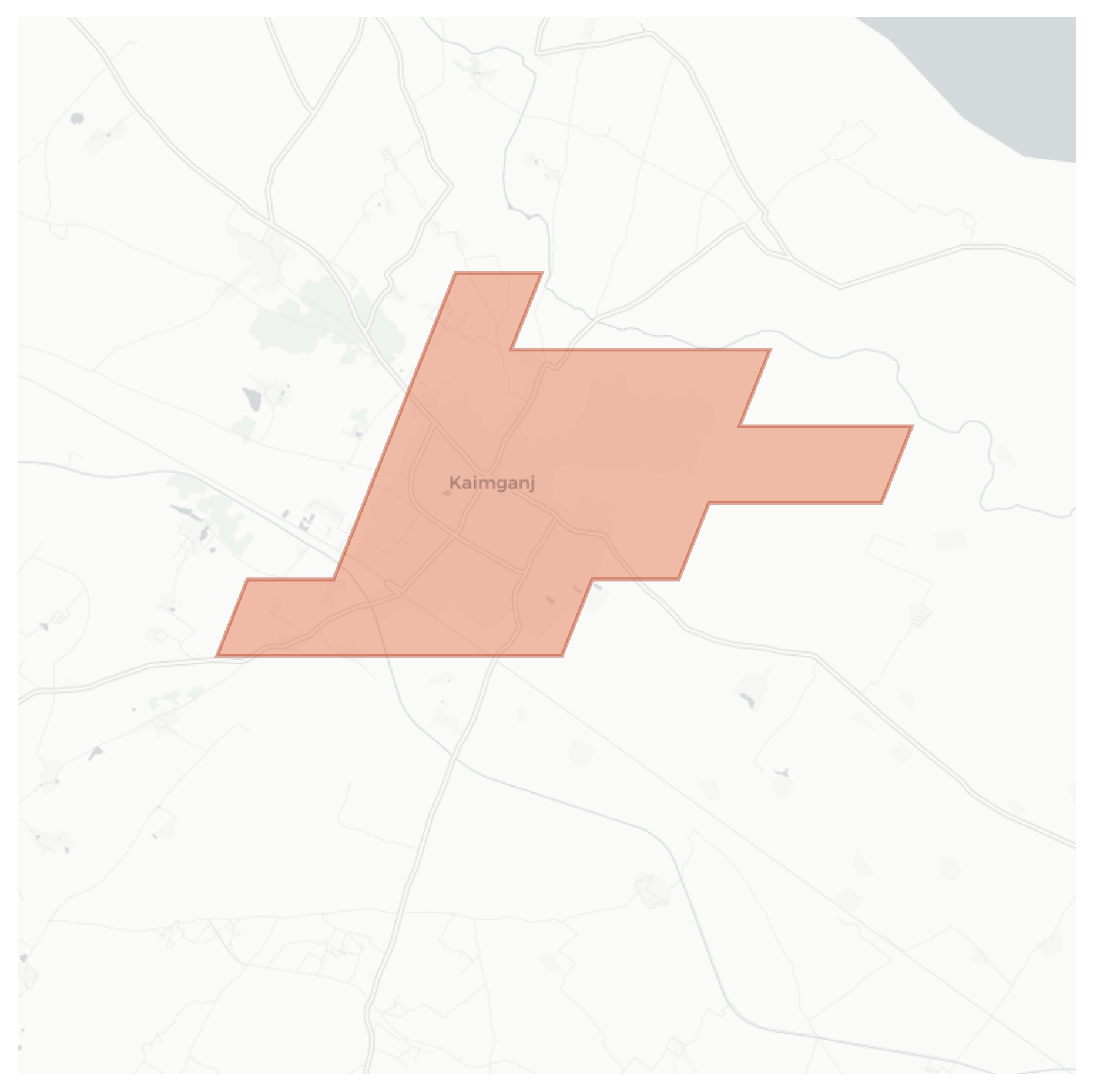 Kaimganj geographic map