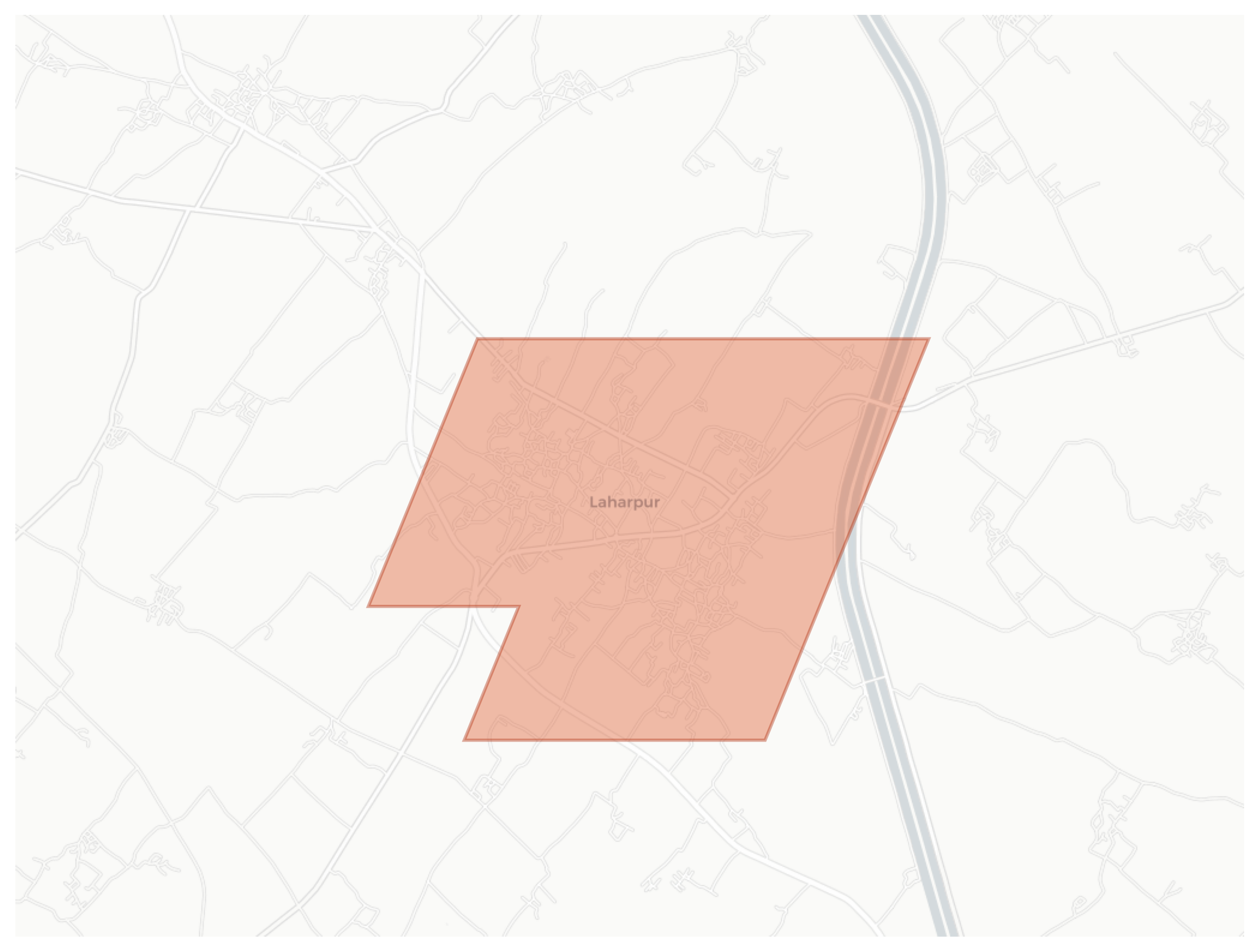 Laharpur geographic map