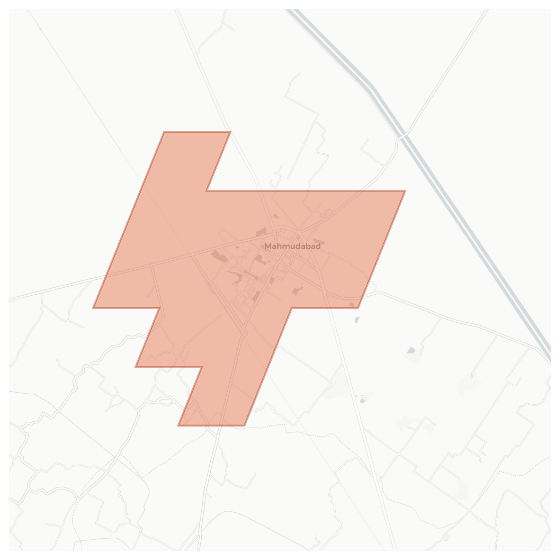 Mahmudabad geographic map