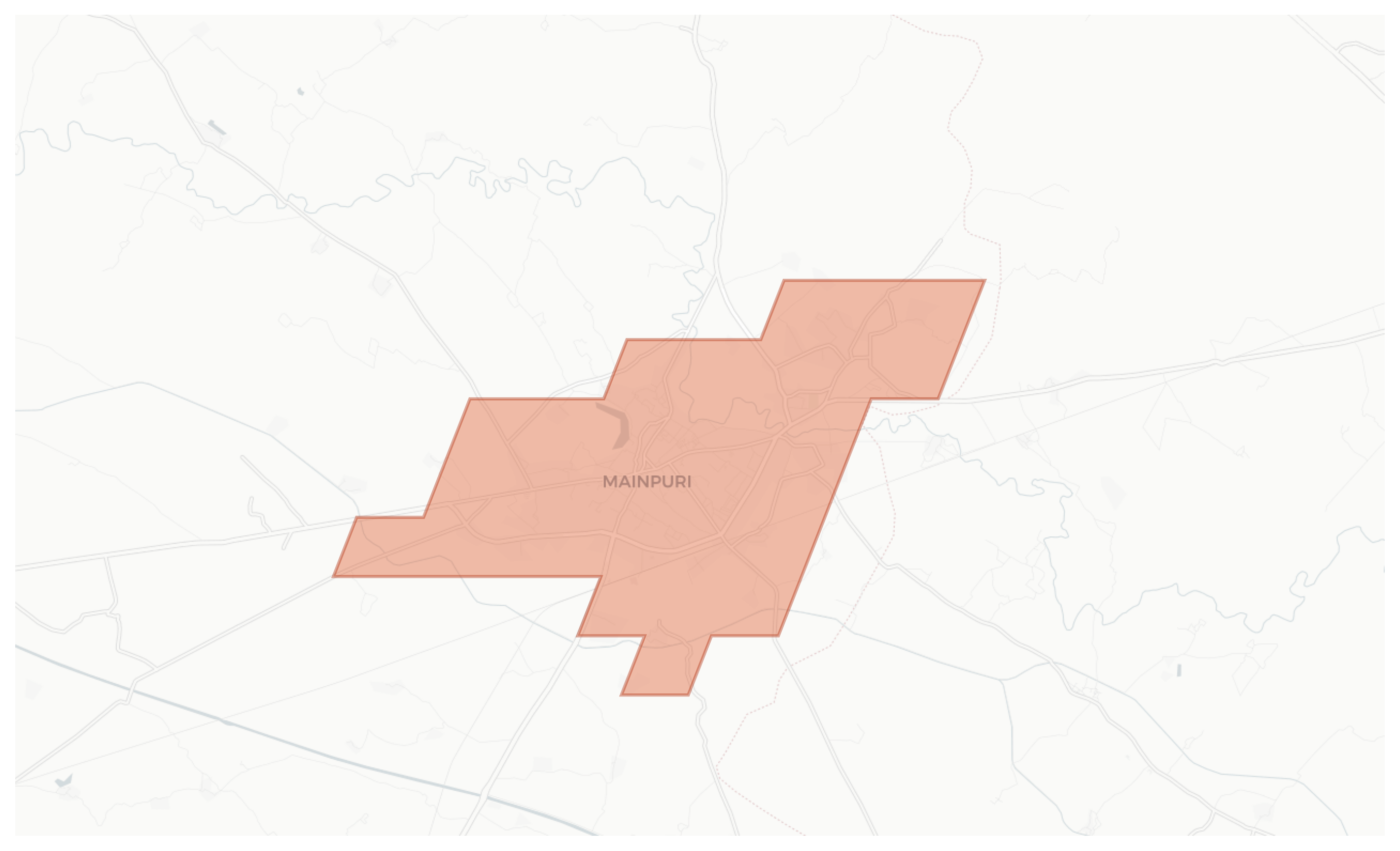 Mainpuri geographic map