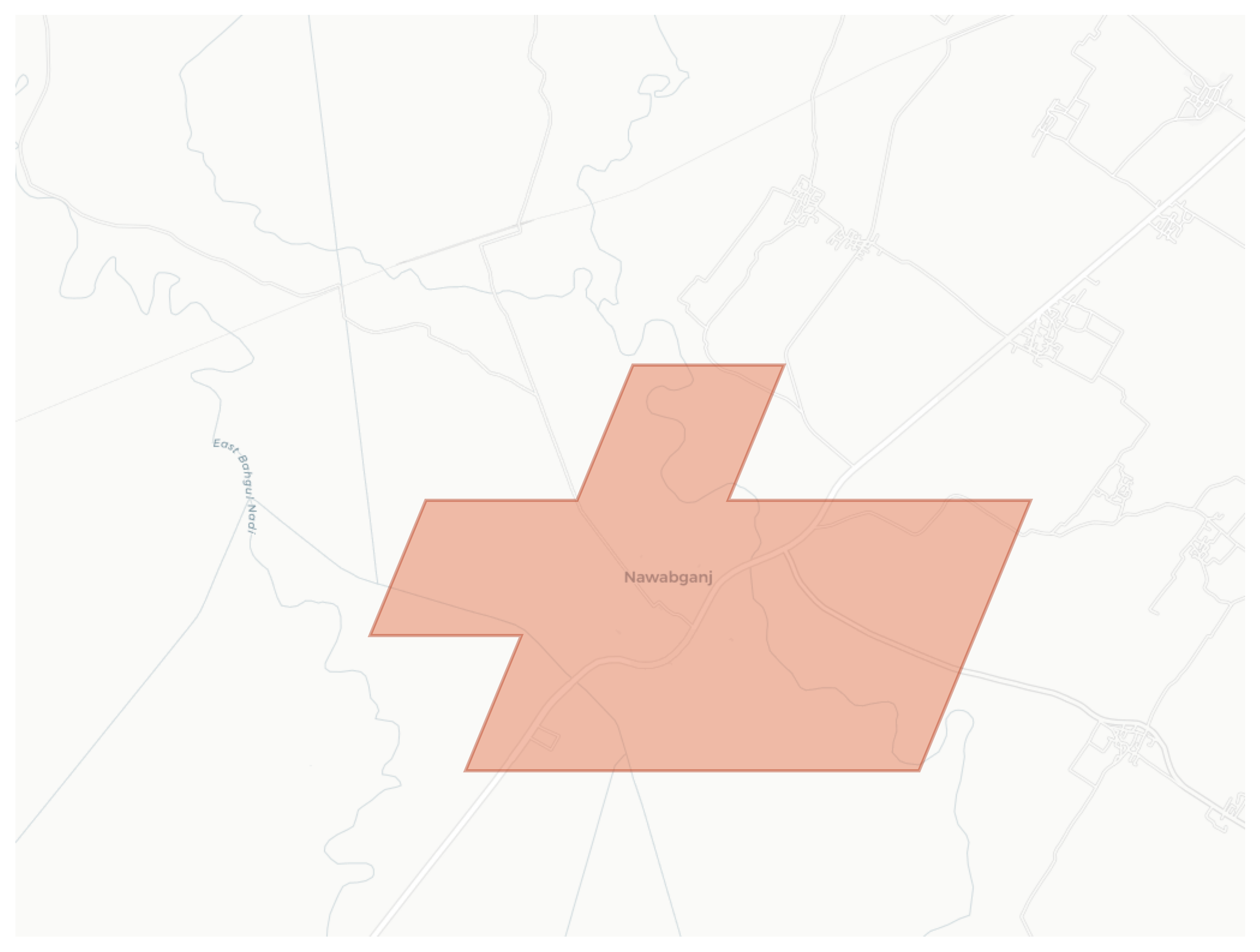 Nawabganj geographic map