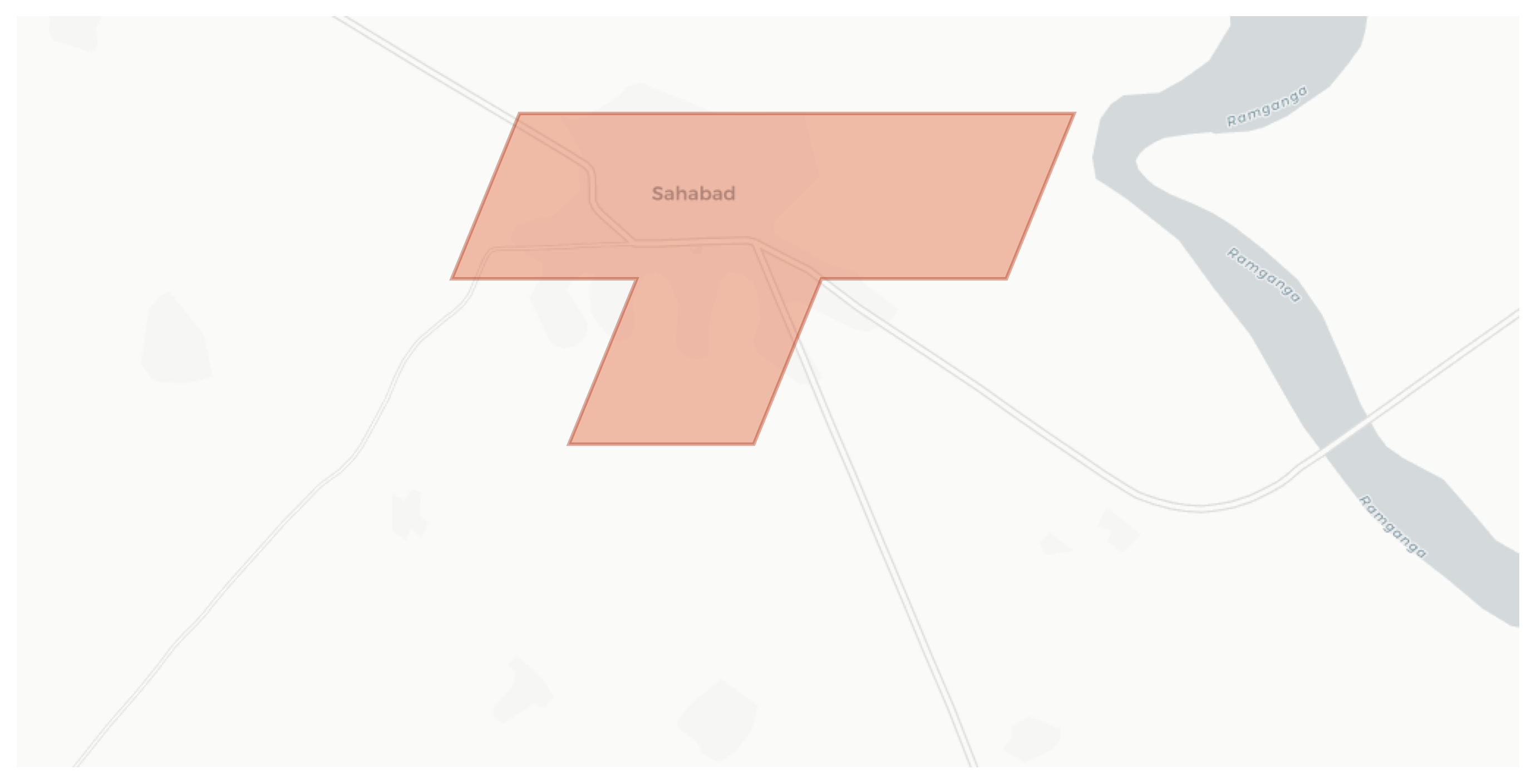 Sahabad geographic map