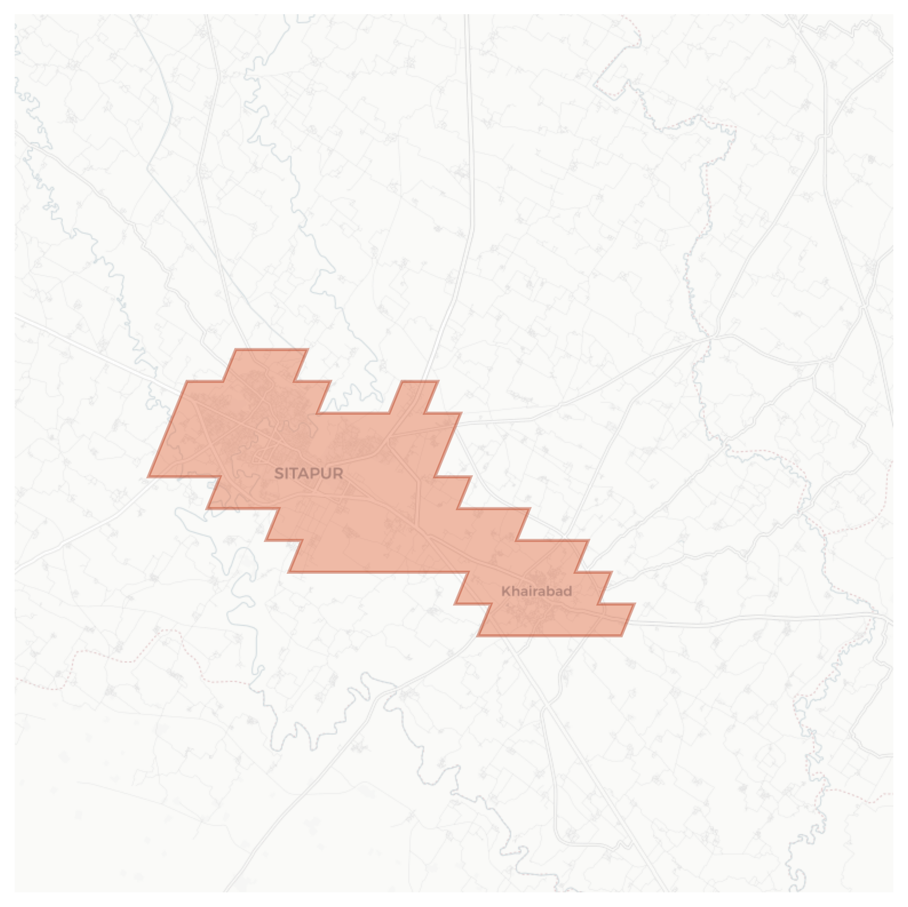 Sitapur geographic map