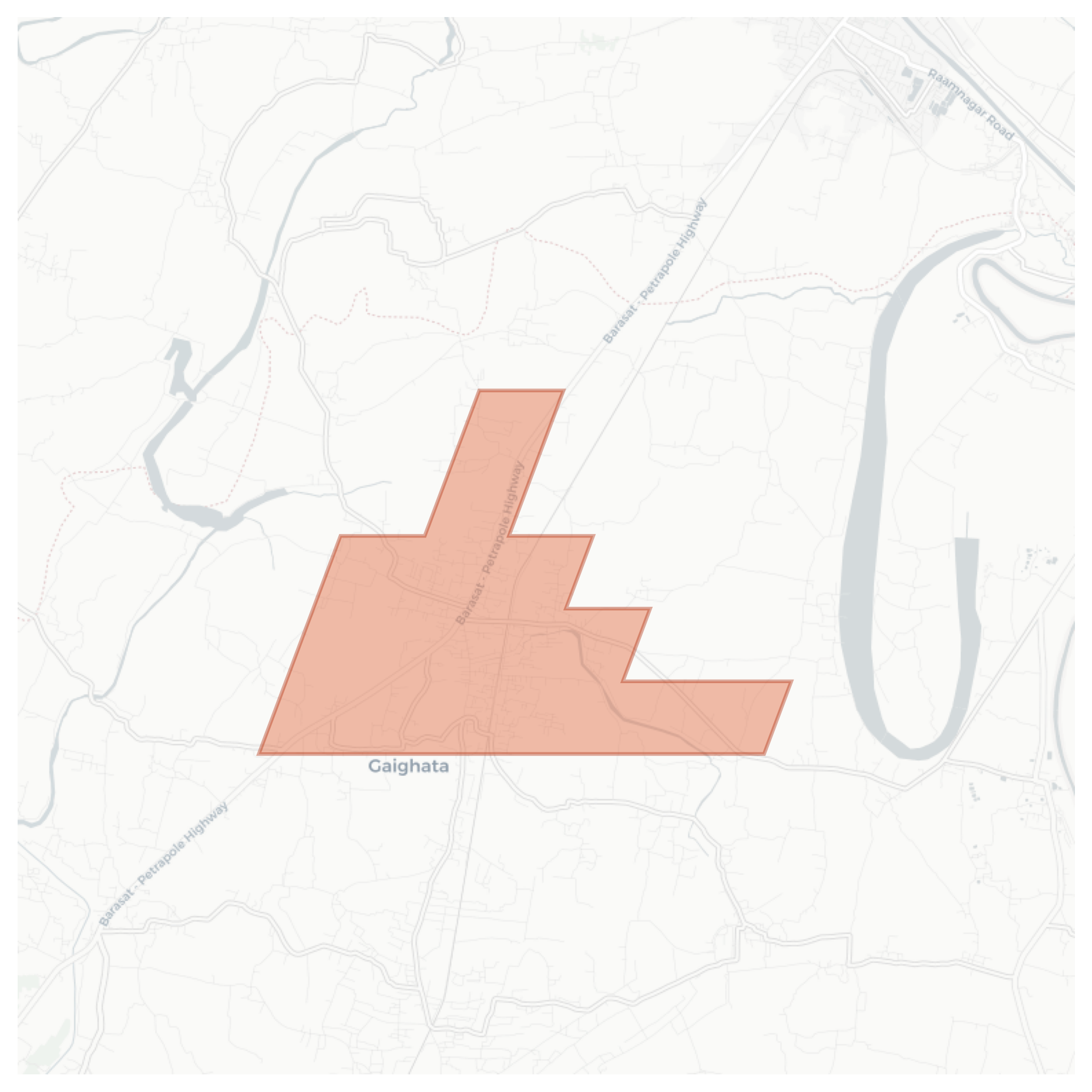 Chandpara geographic map