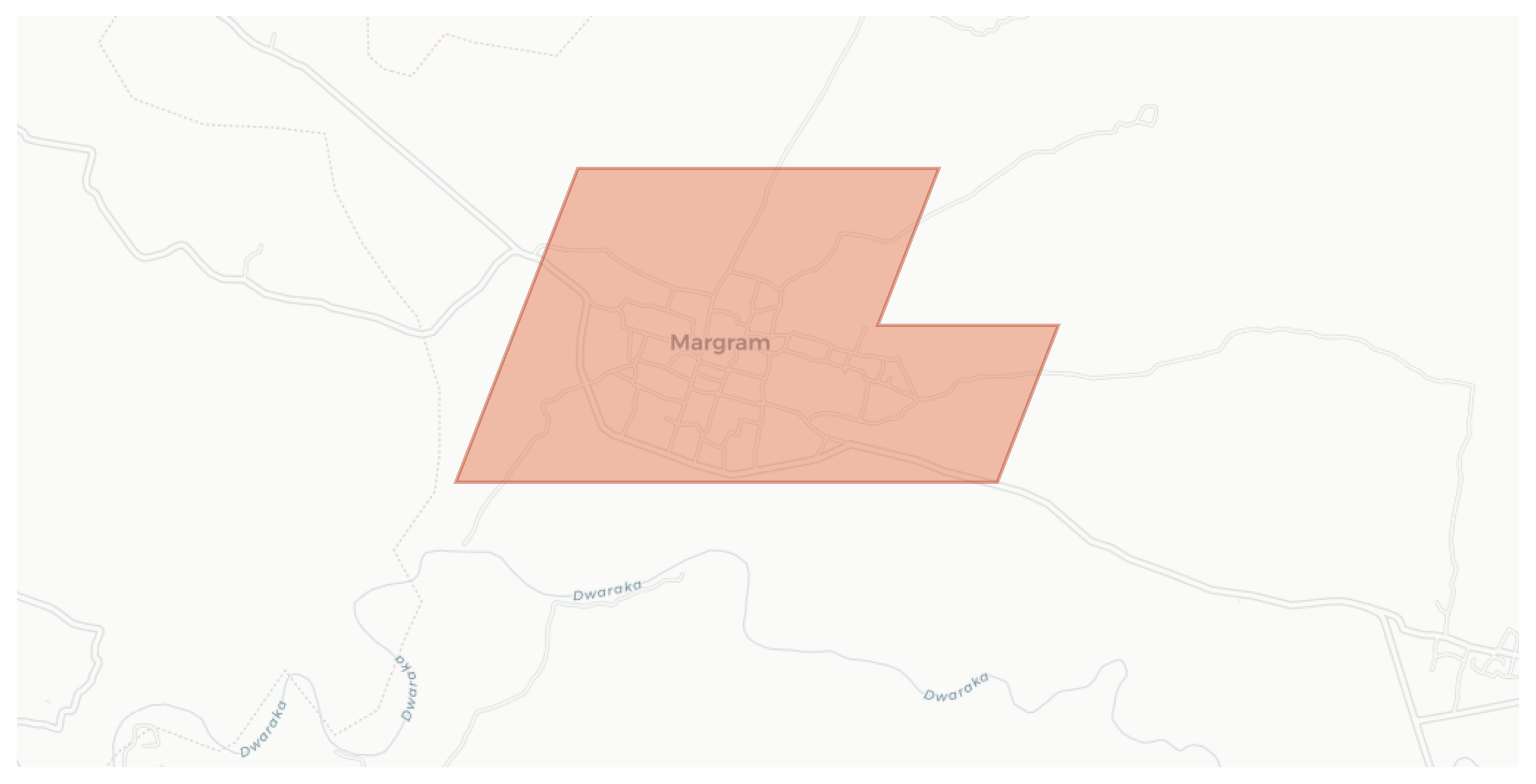 Margram geographic map