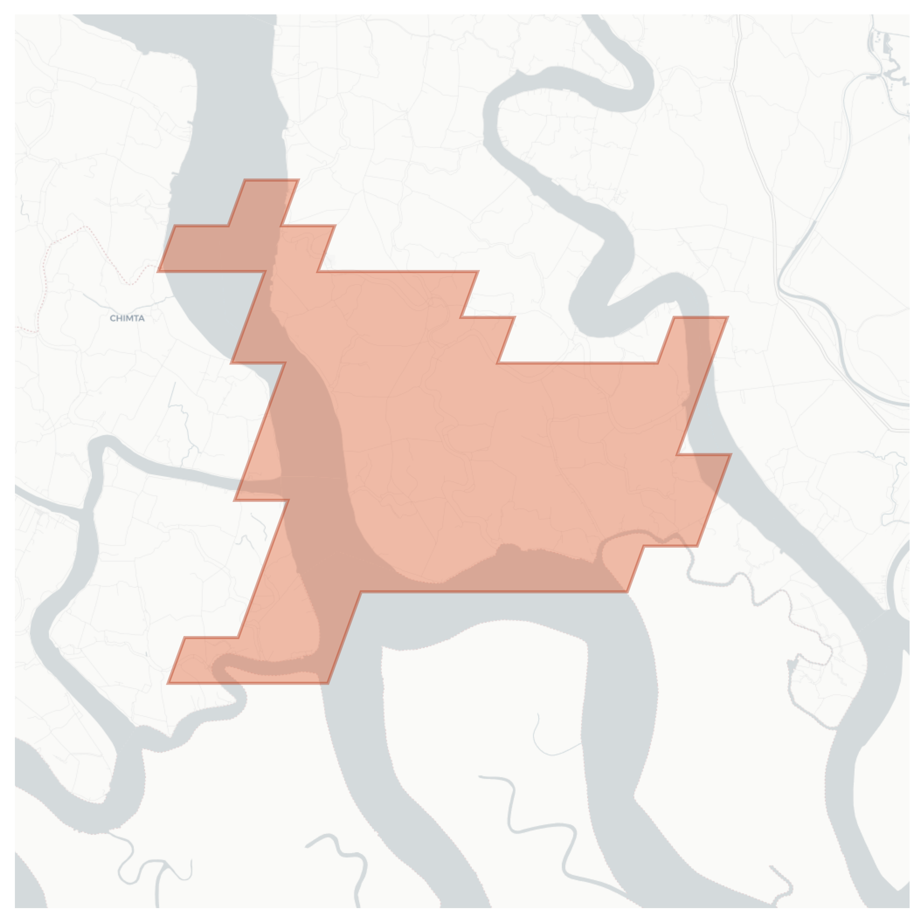 Parghumti geographic map