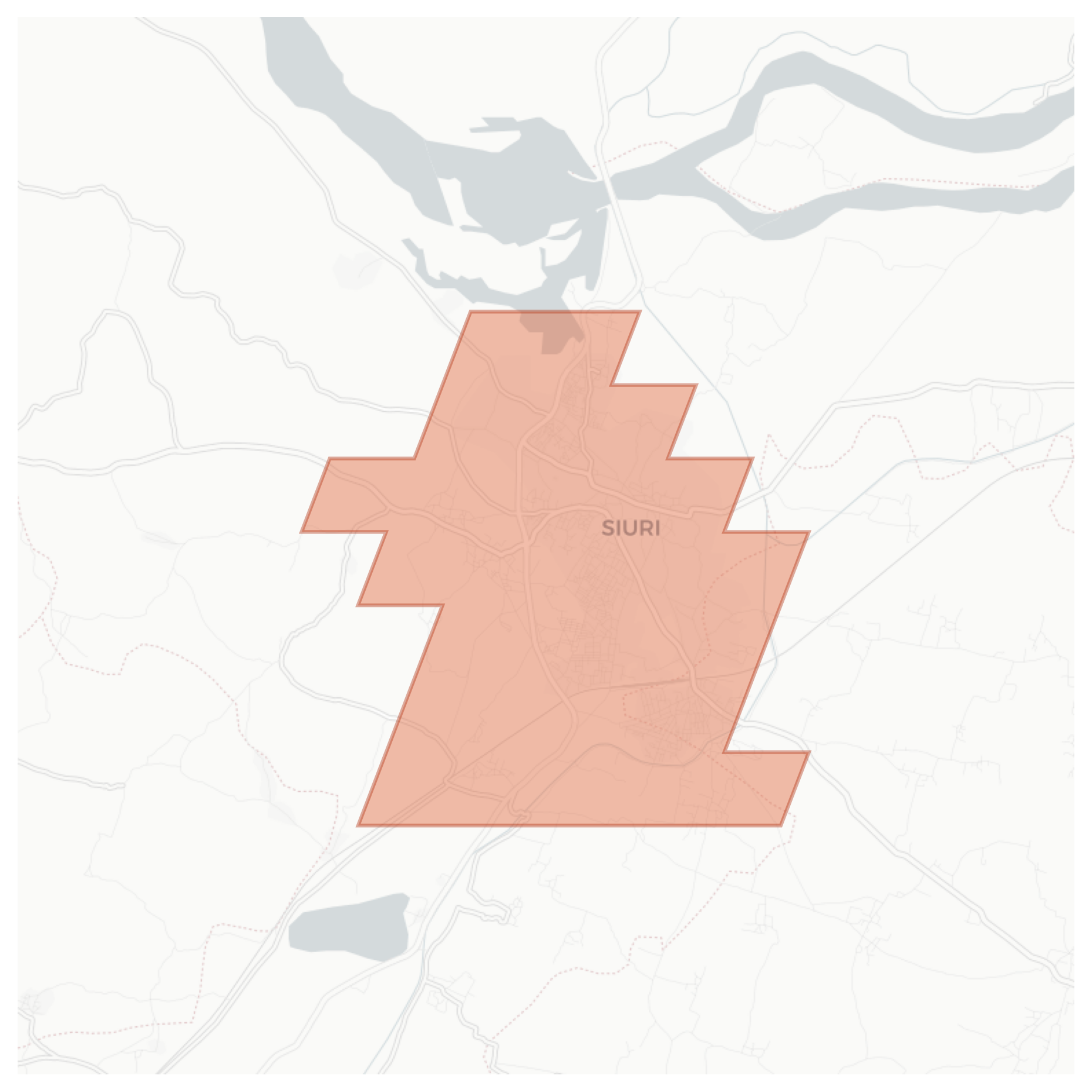 Siuri geographic map
