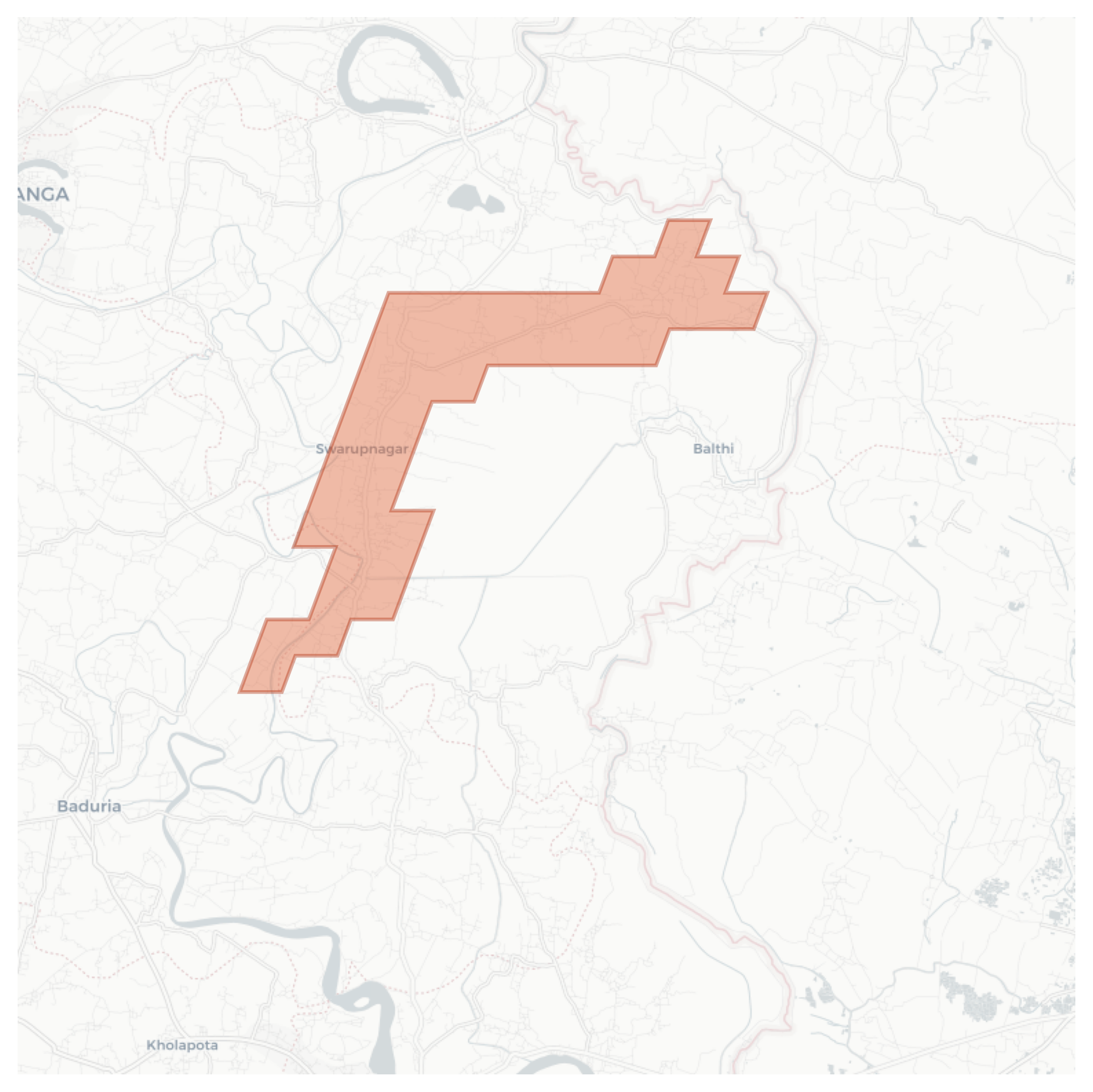 Swarupnagar geographic map