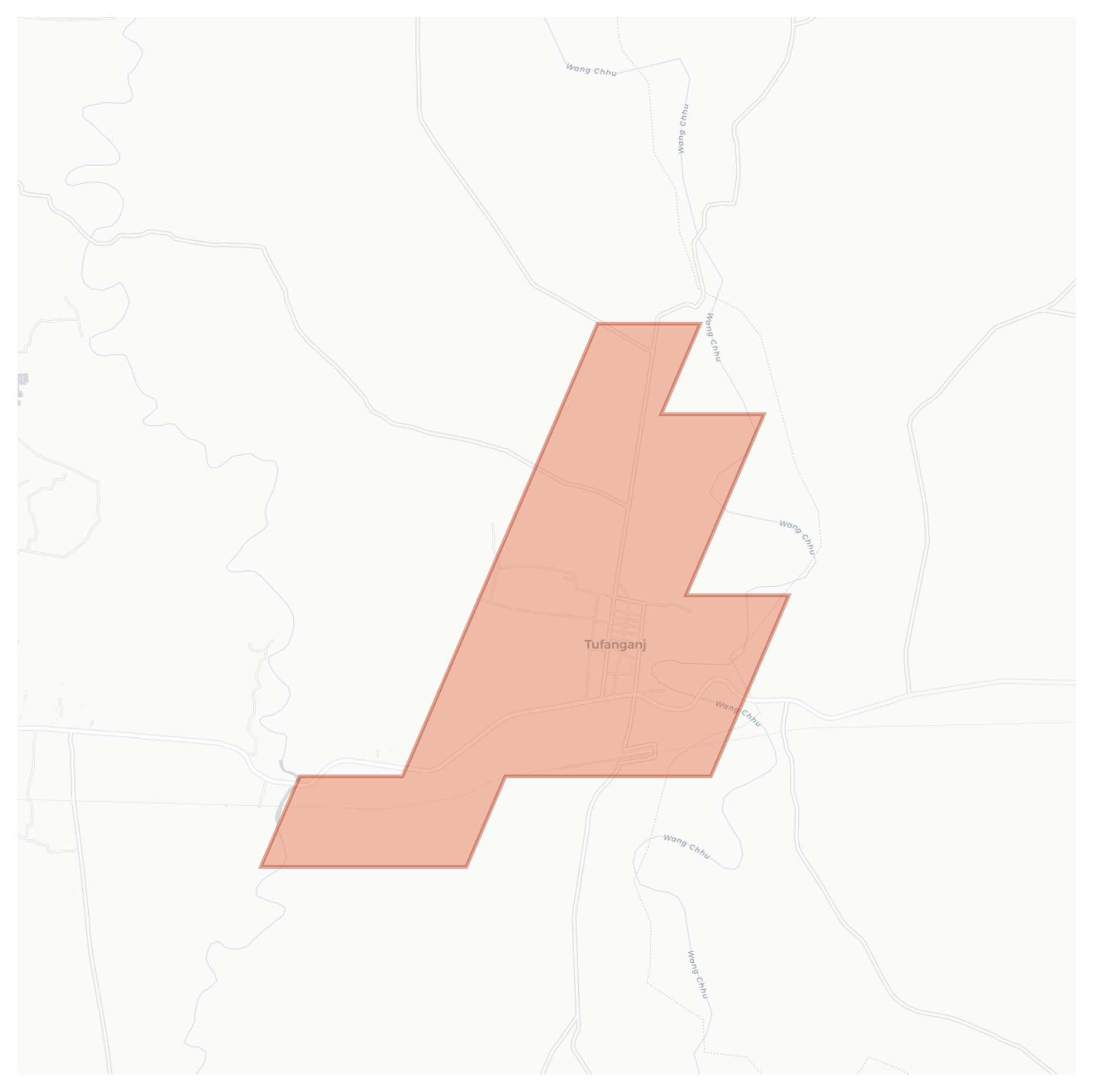 Tufanganj geographic map
