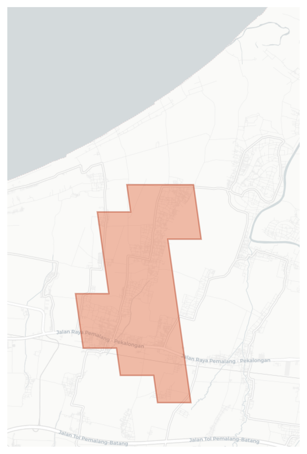 Loning geographic map