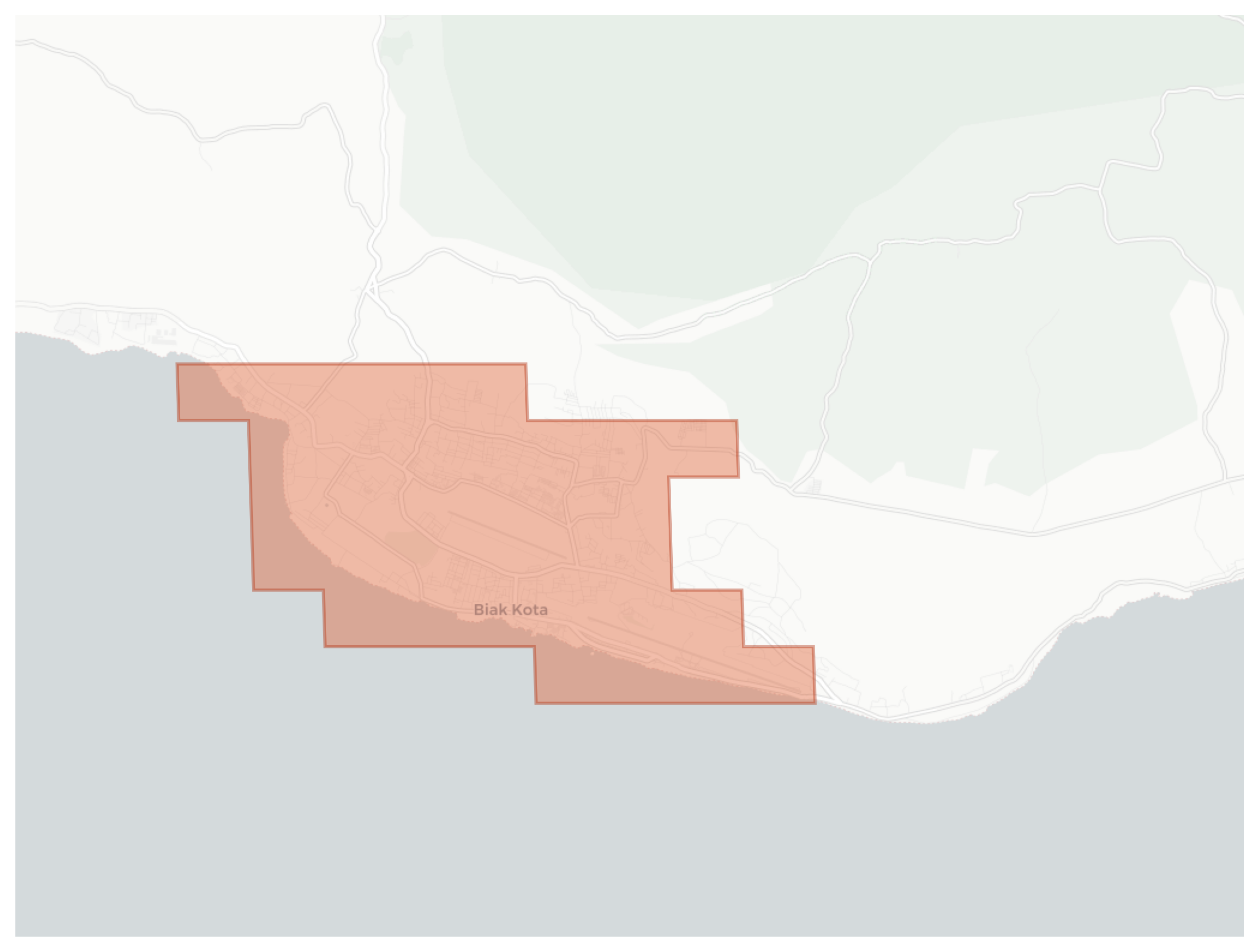 Biak Kota geographic map