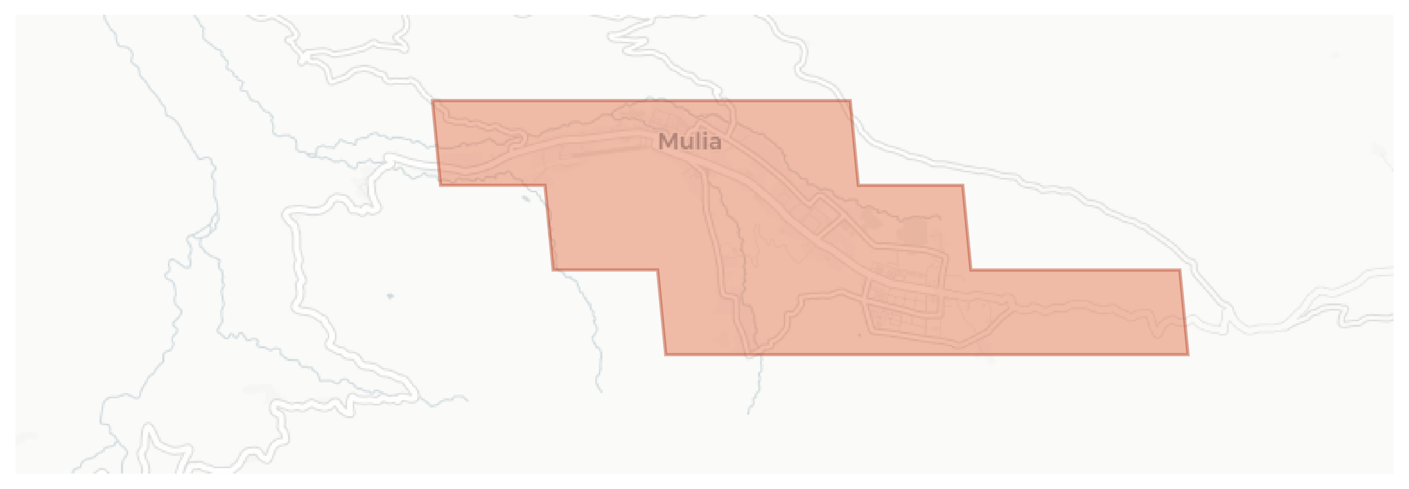 Mulia geographic map