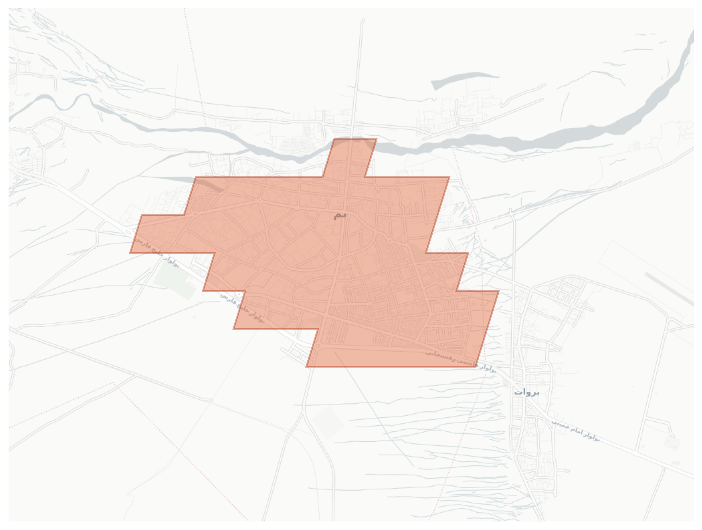 Bam geographic map