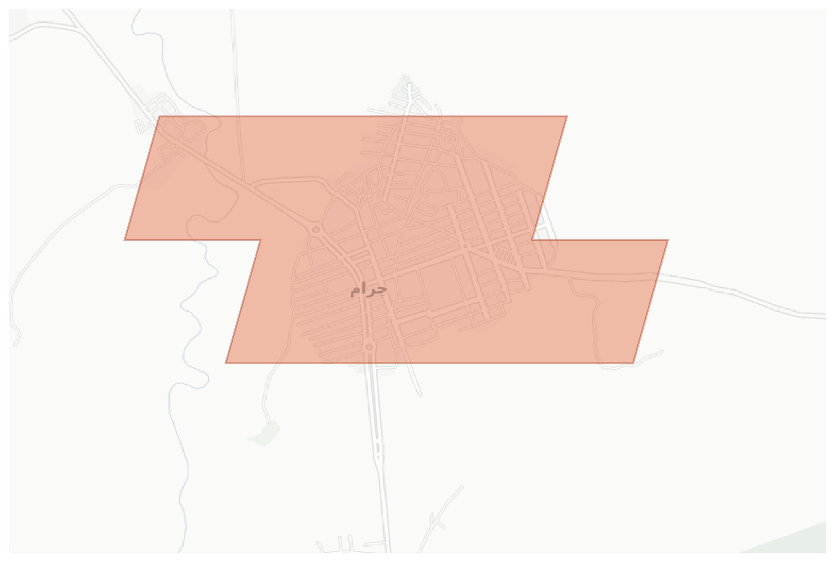 Charam geographic map
