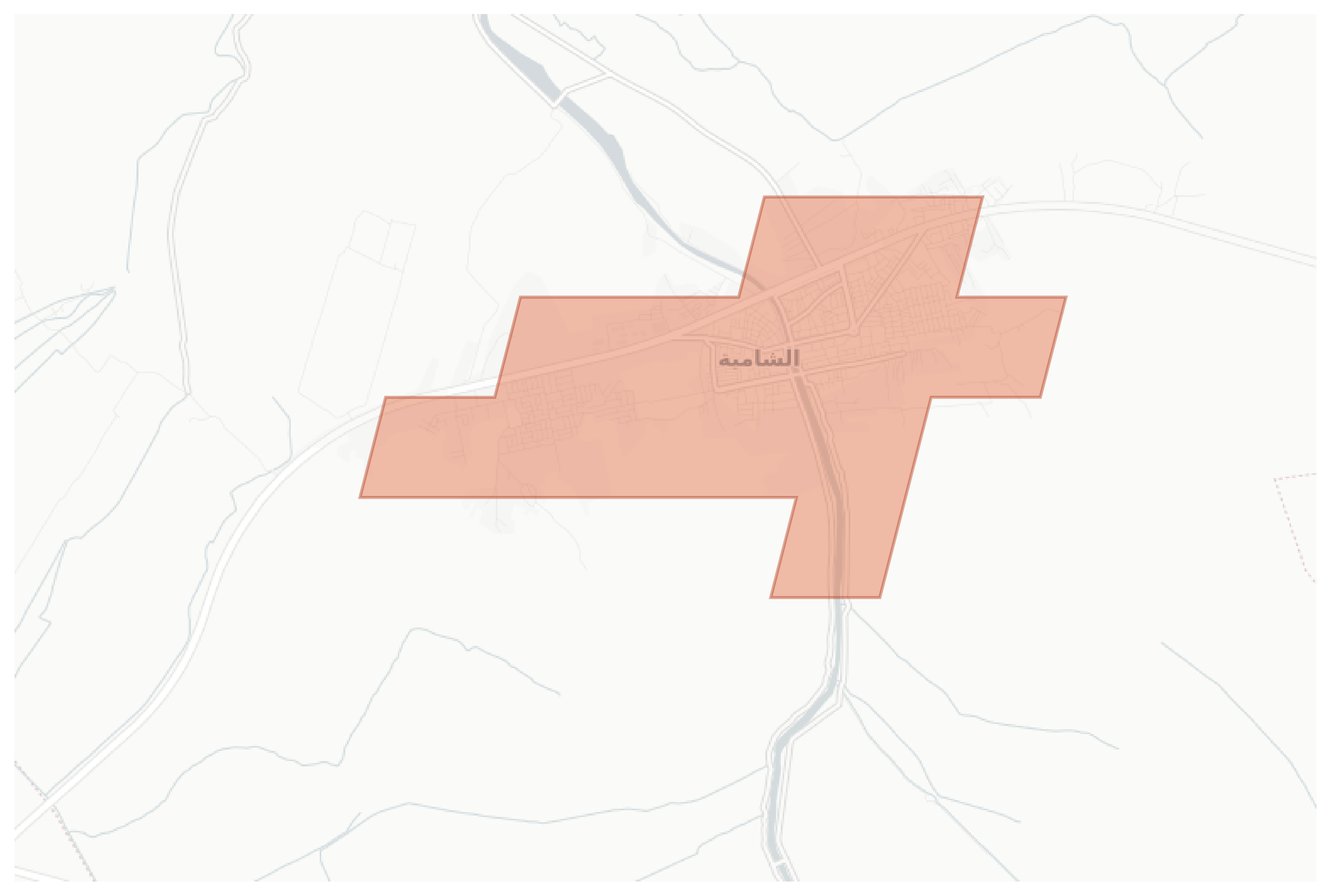 Ash Shamiya geographic map