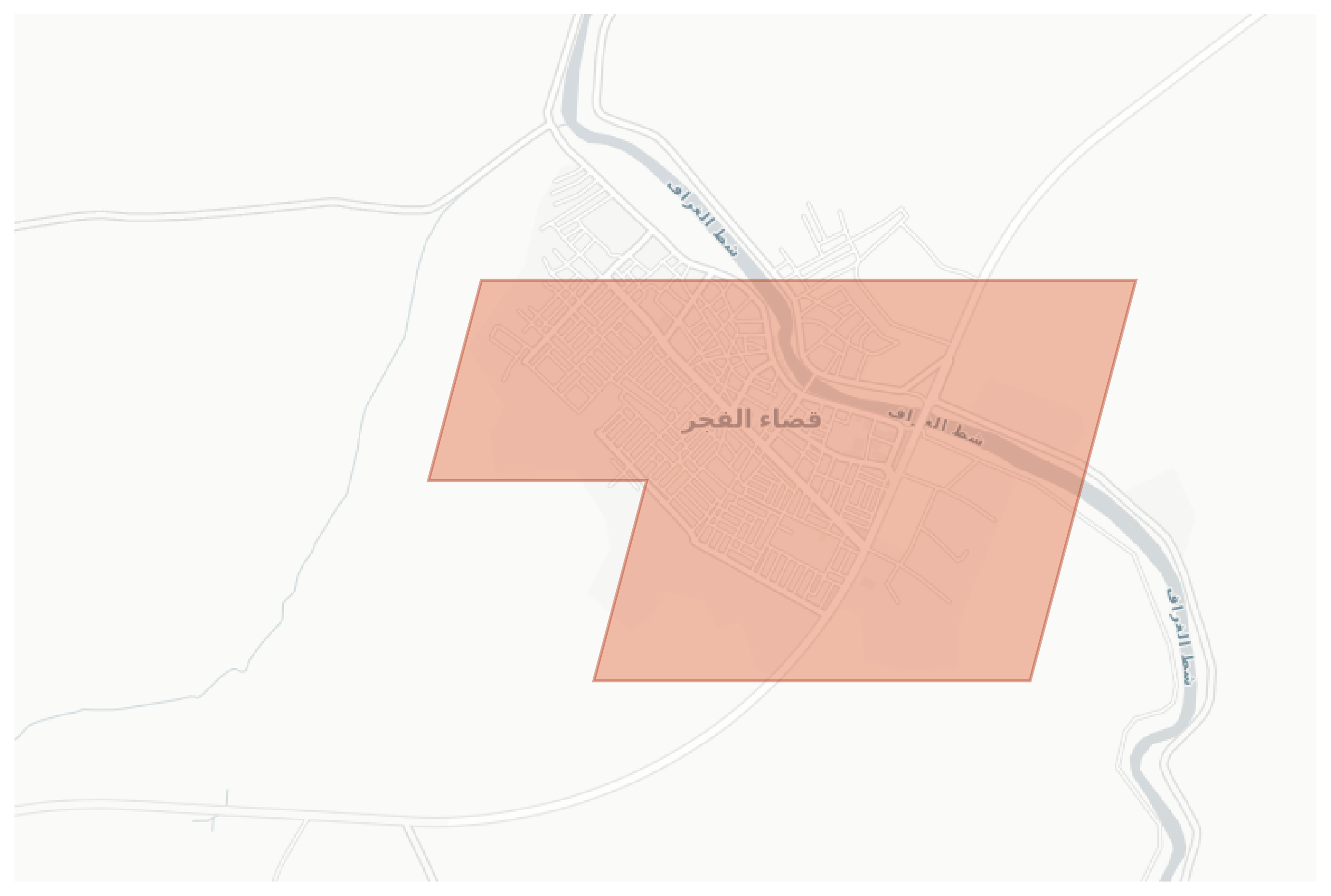 Al Fajr geographic map