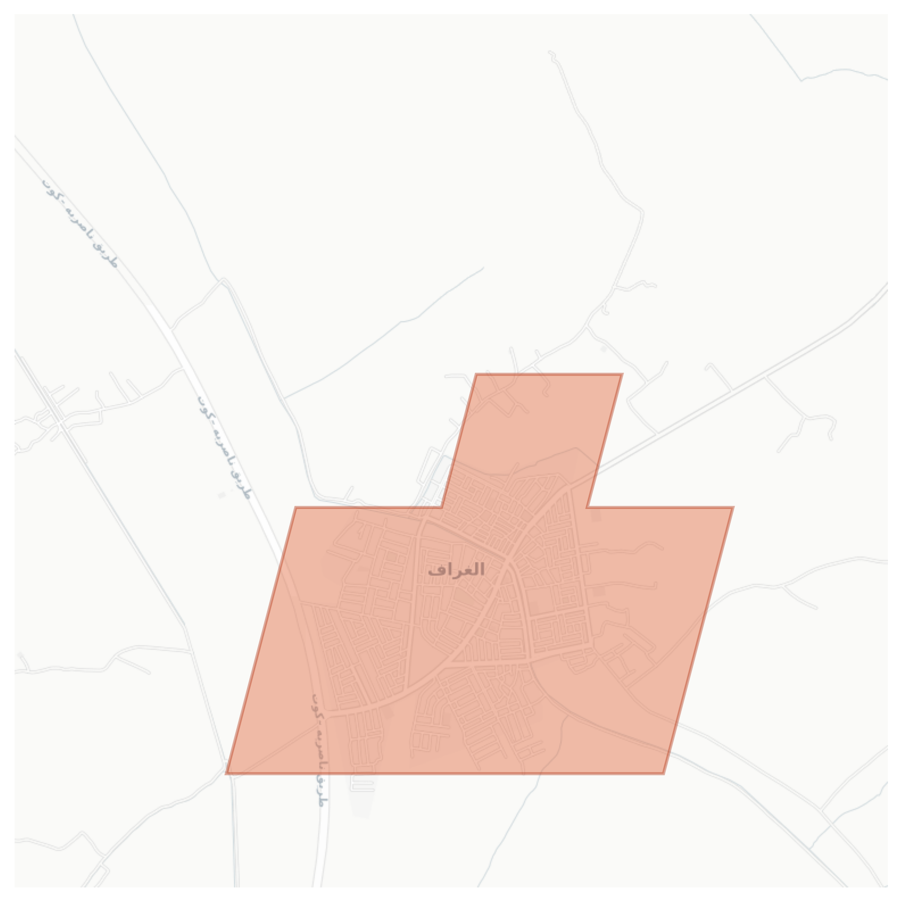 Al Gharraf geographic map