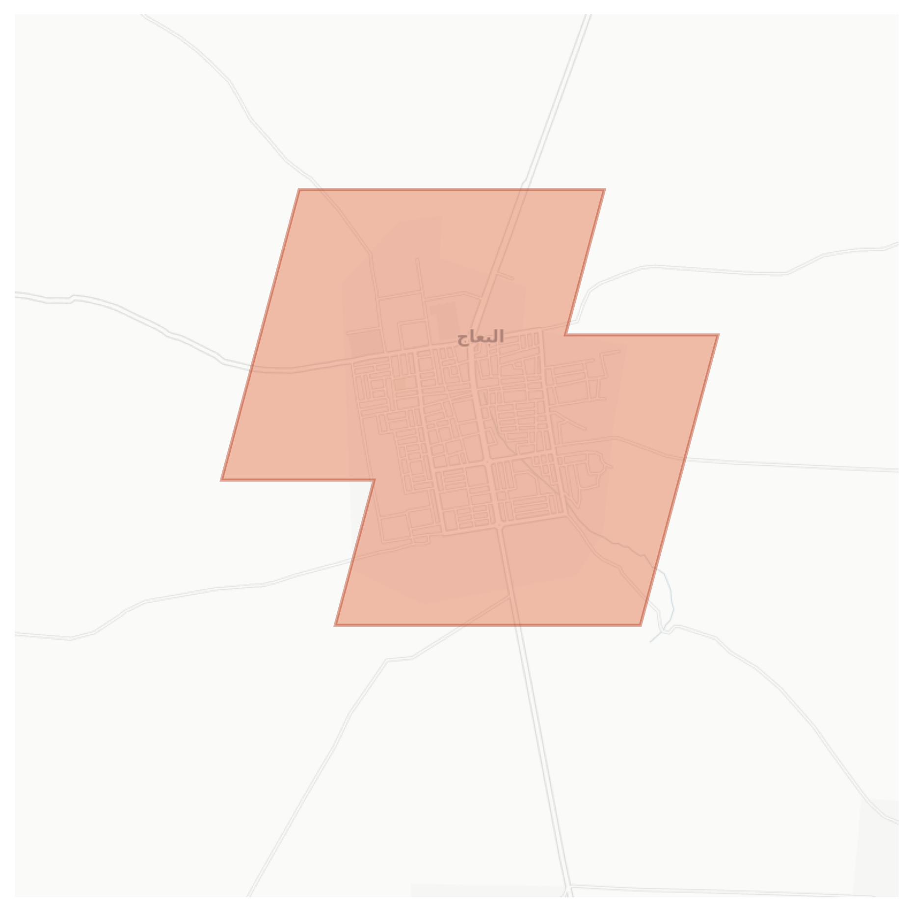Al Baaj geographic map