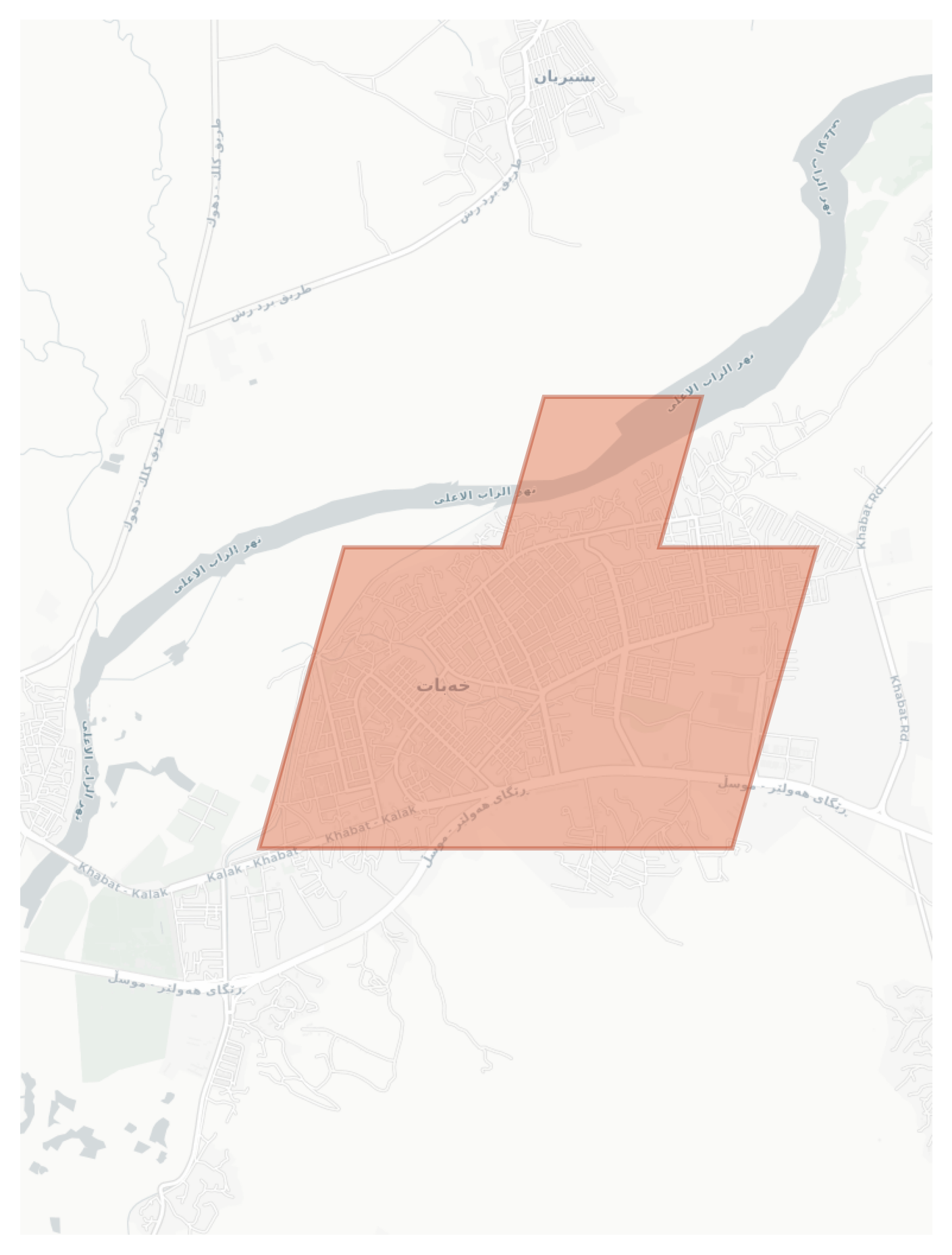 Xebat geographic map