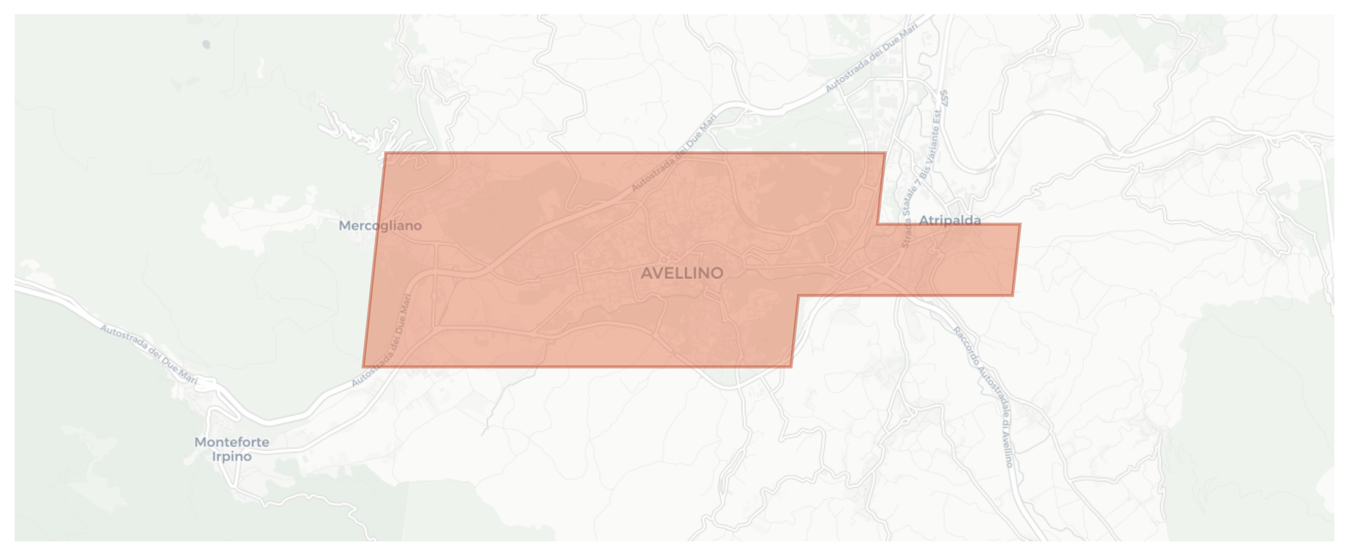 Avellino geographic map