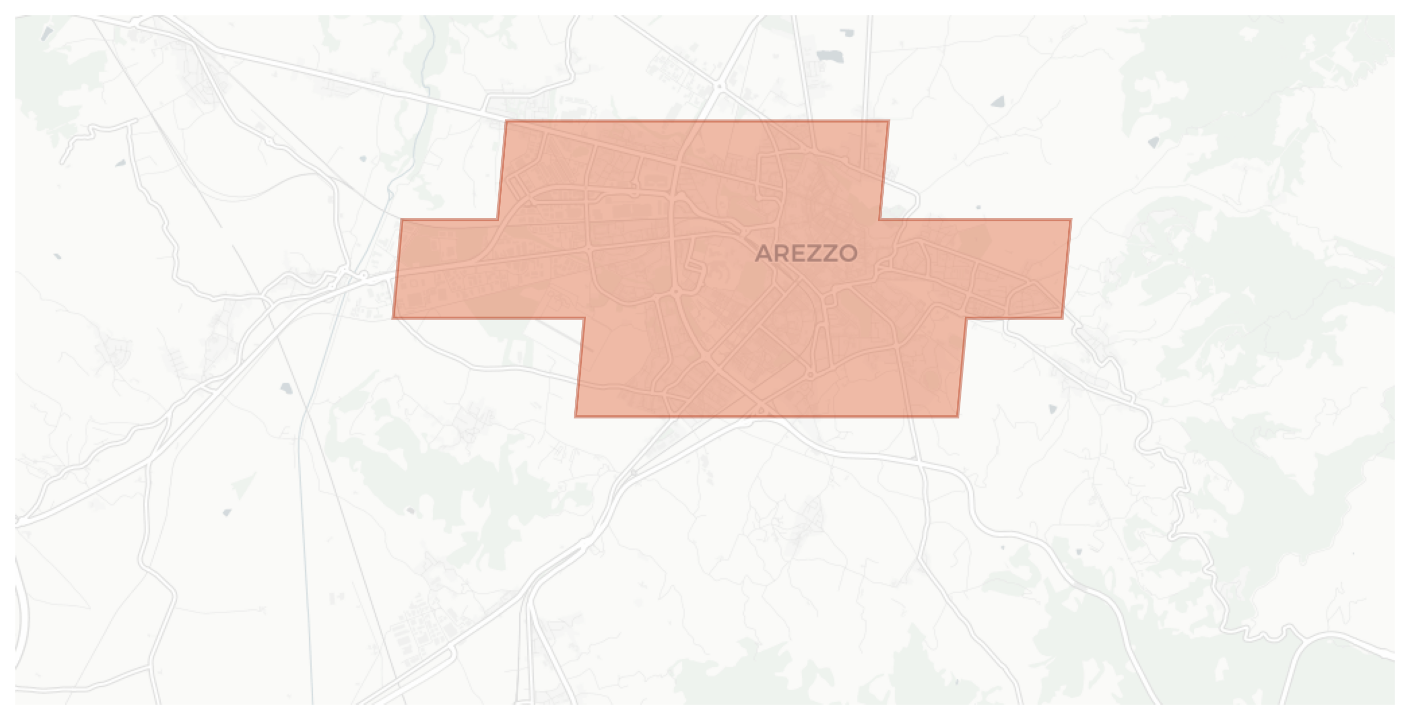 Arezzo geographic map