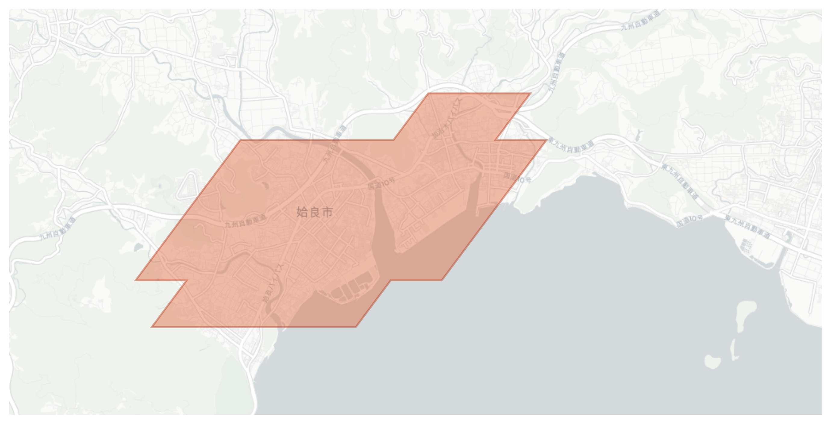 Aira geographic map