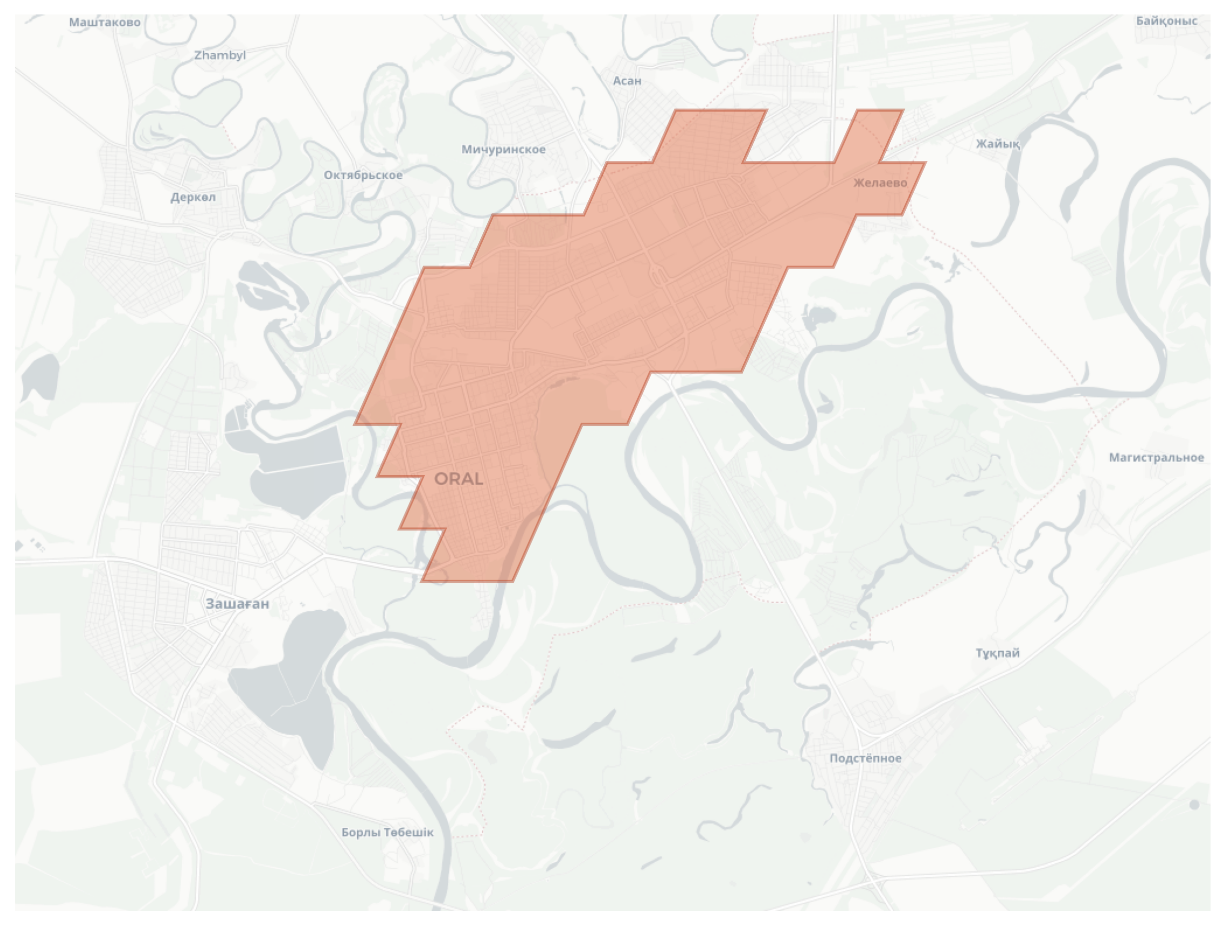 Oral geographic map