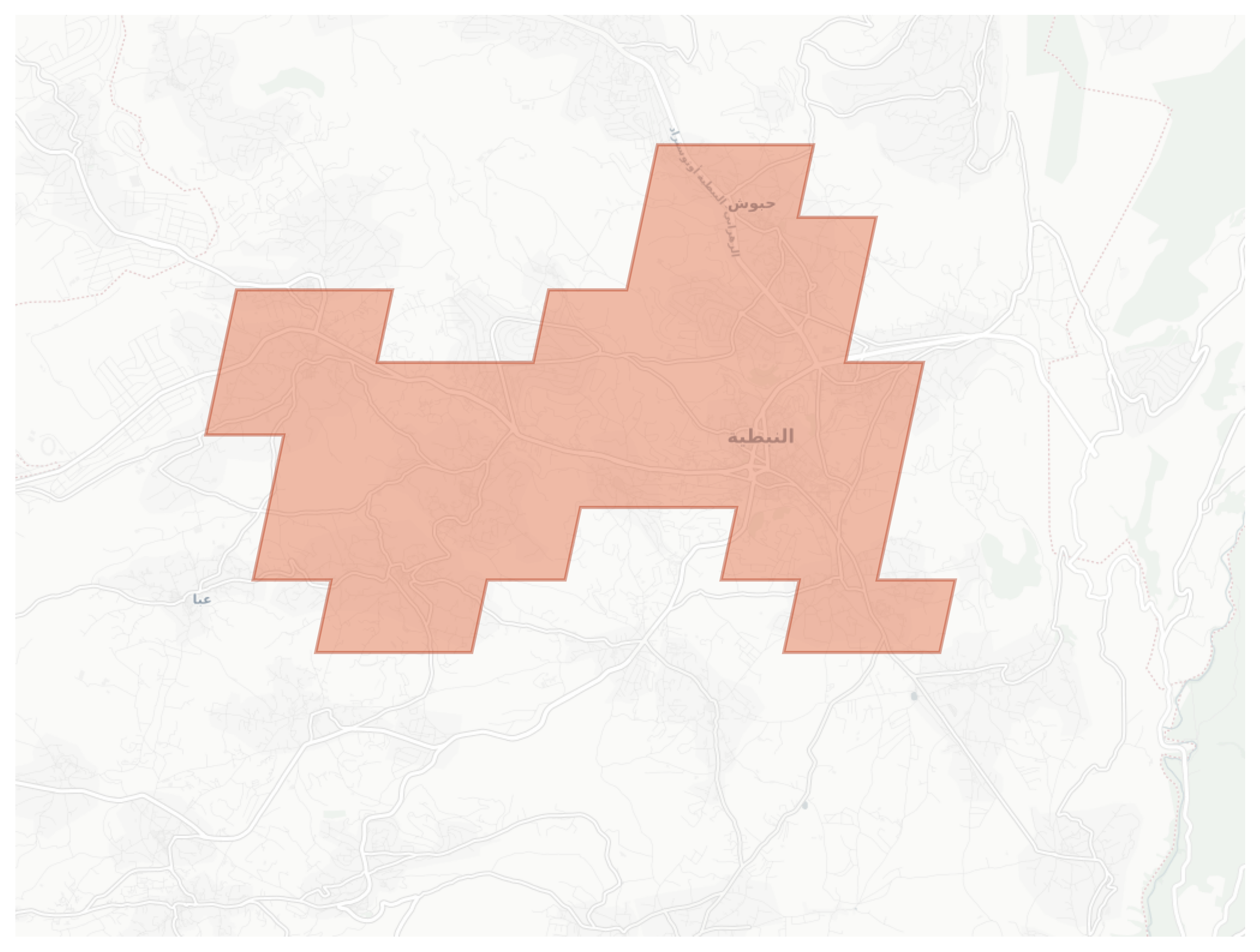 Nabatieh geographic map