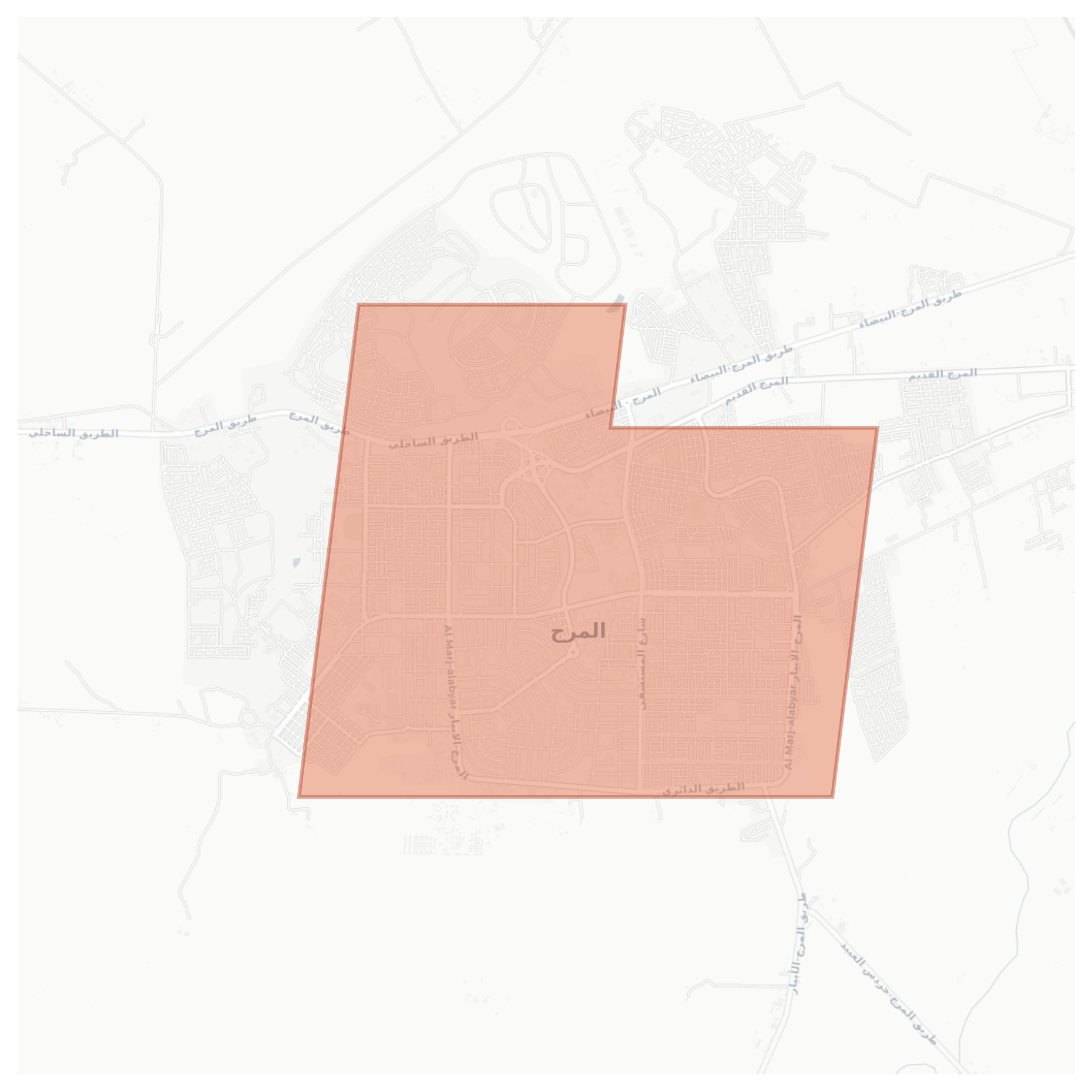 Marj geographic map
