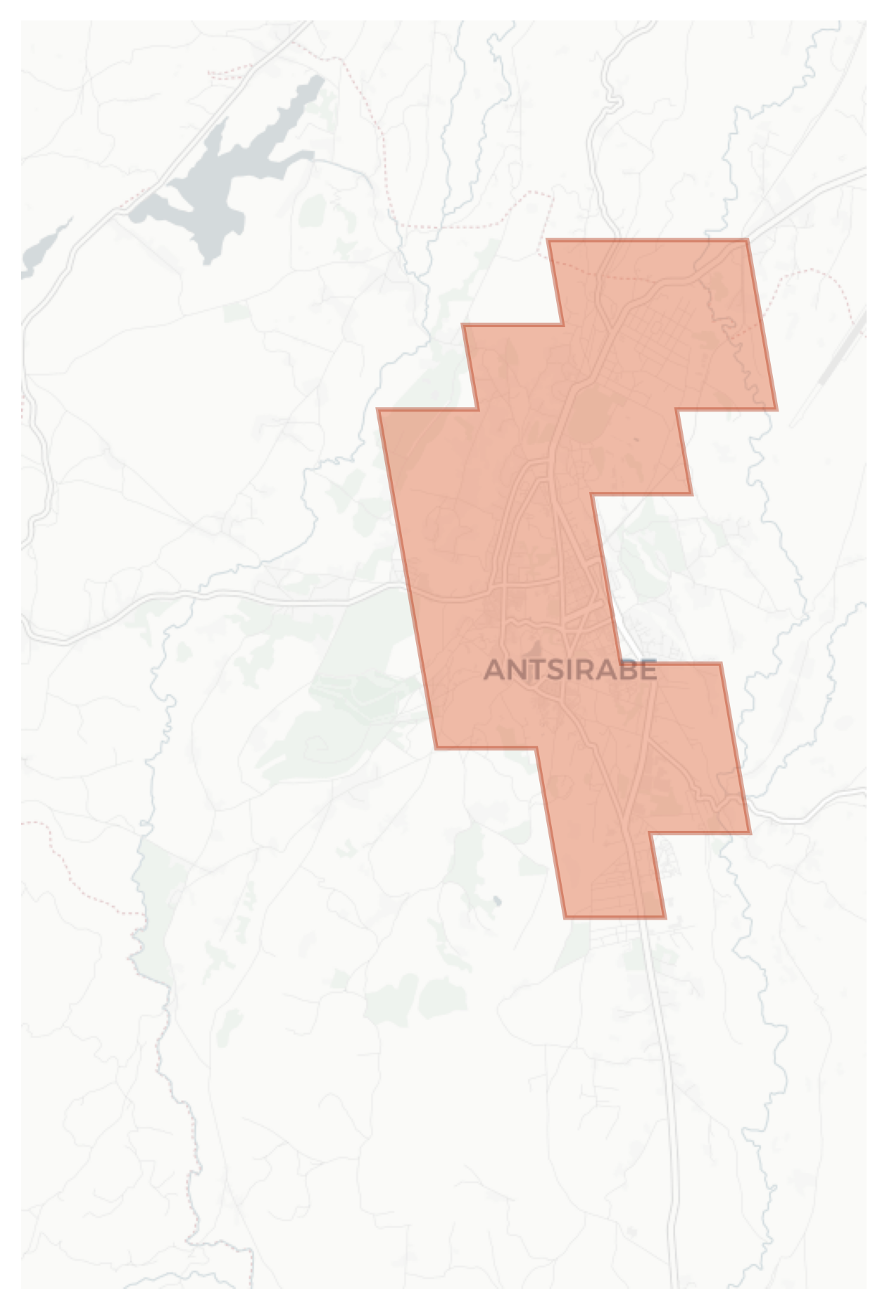 Antsirabe geographic map
