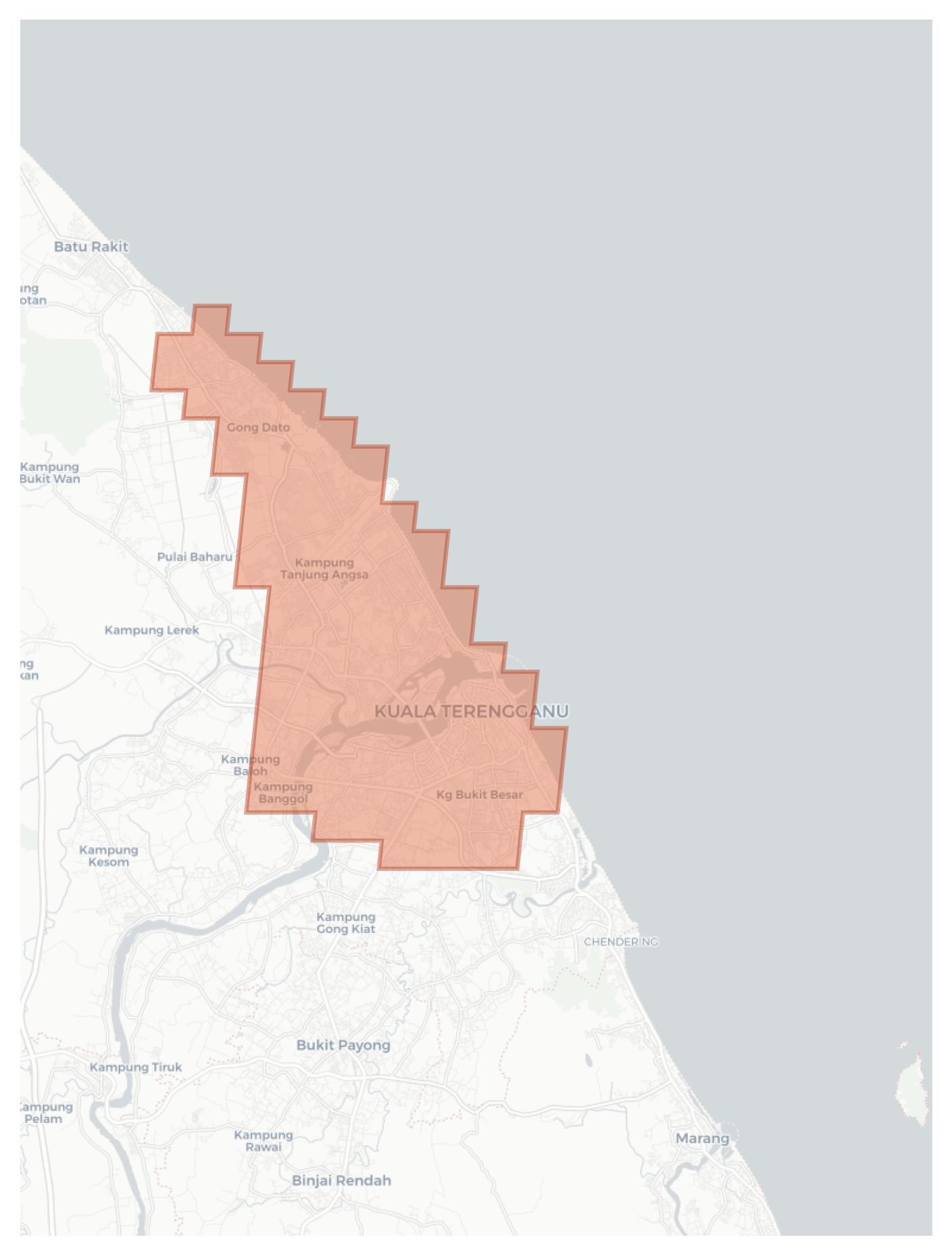 Kuala Terengganu geographic map