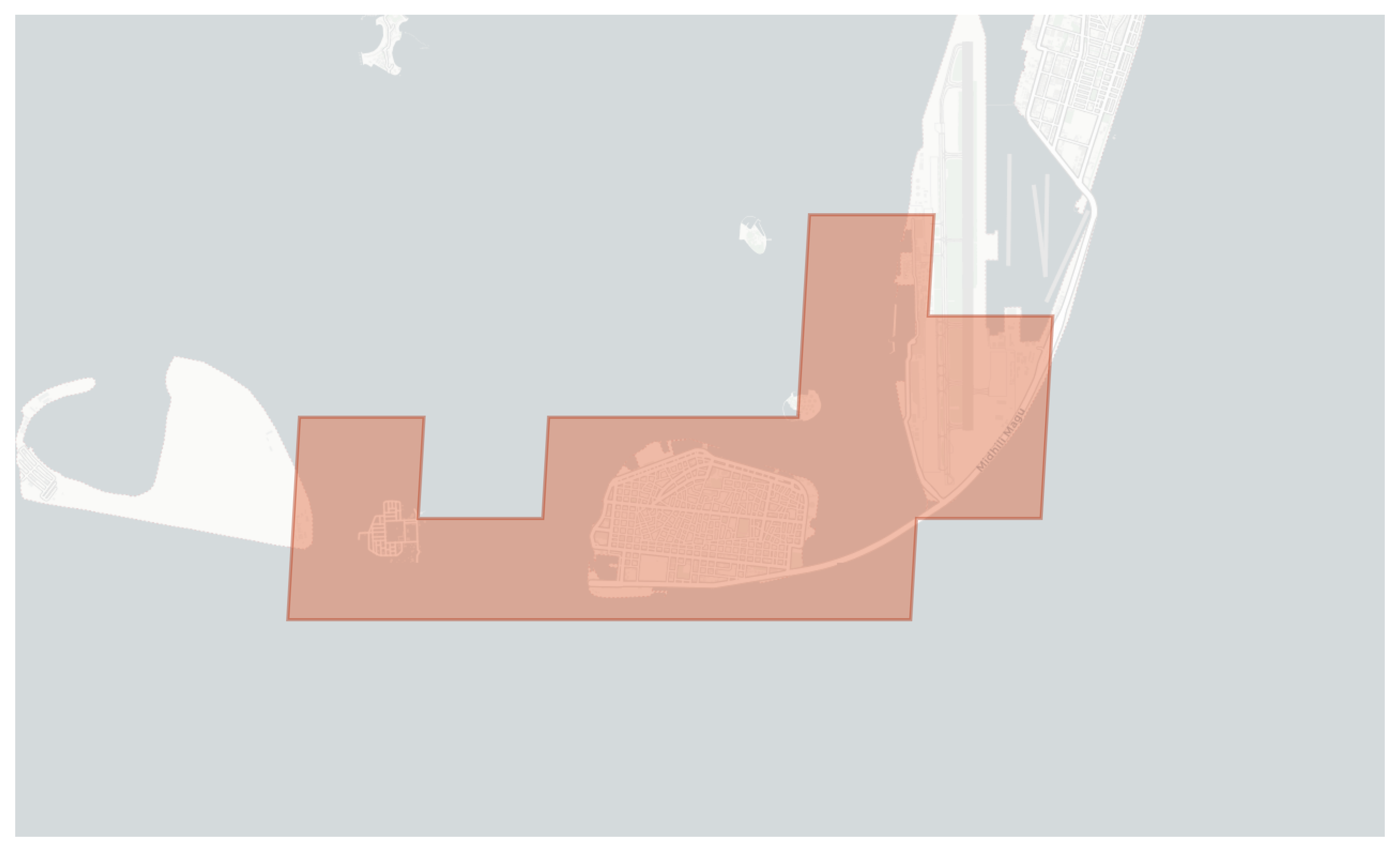 Malé geographic map