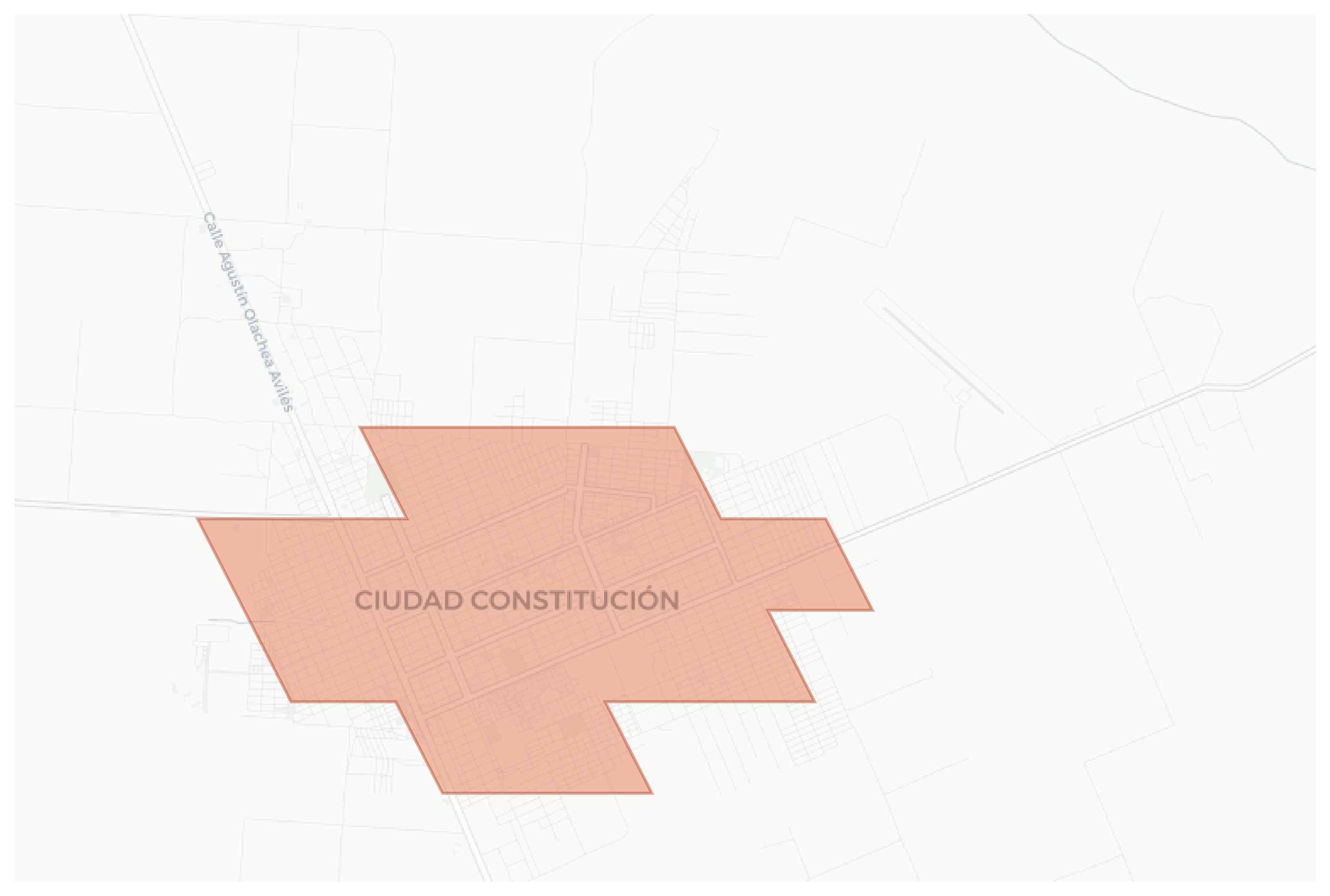 Ciudad Constitución geographic map