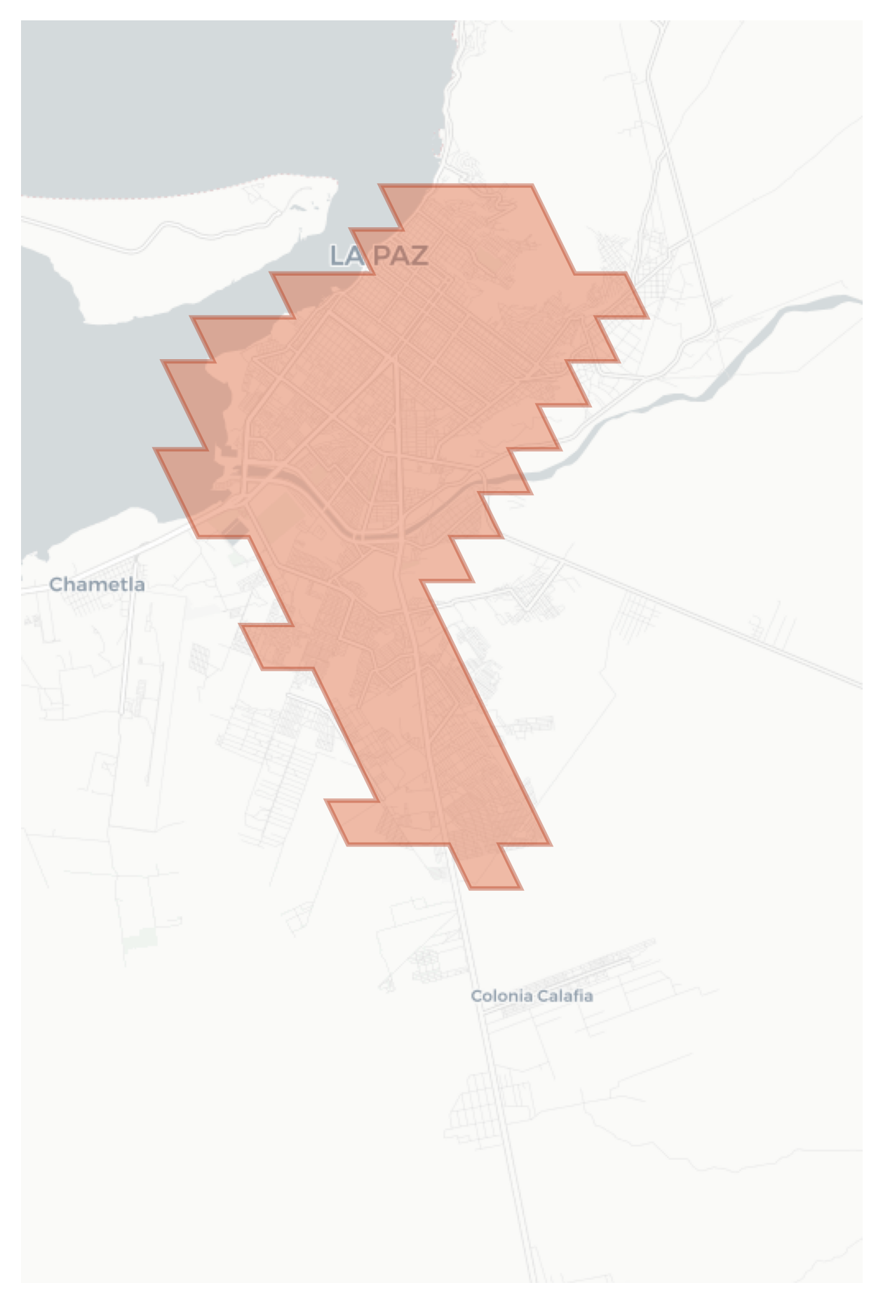La Paz geographic map