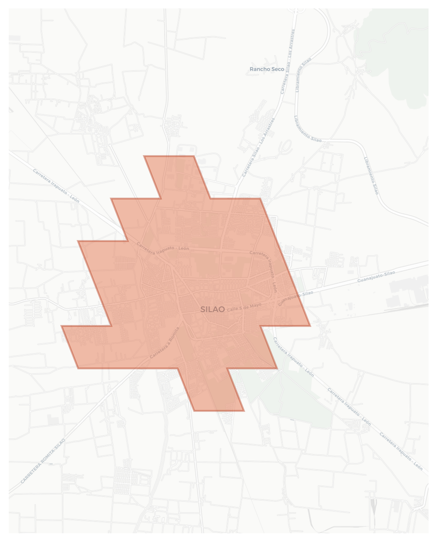 Silao geographic map