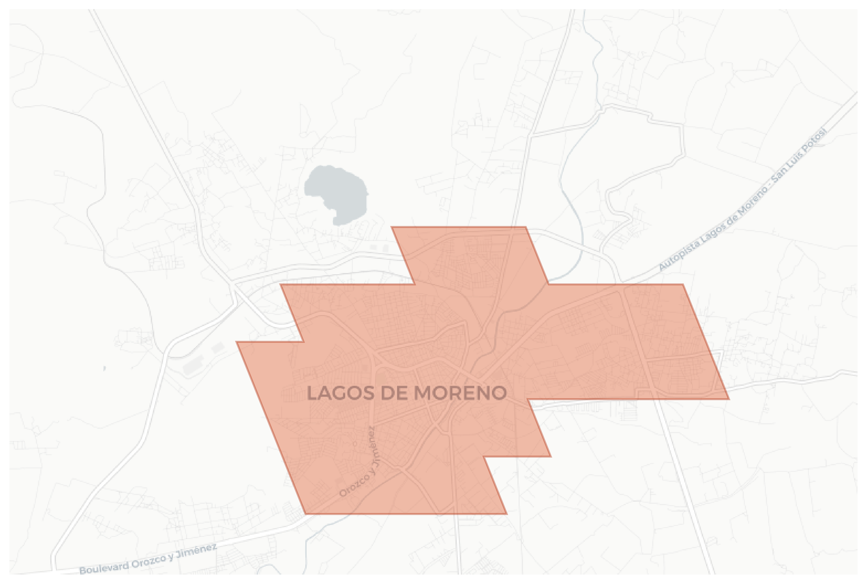 Lagos de Moreno geographic map